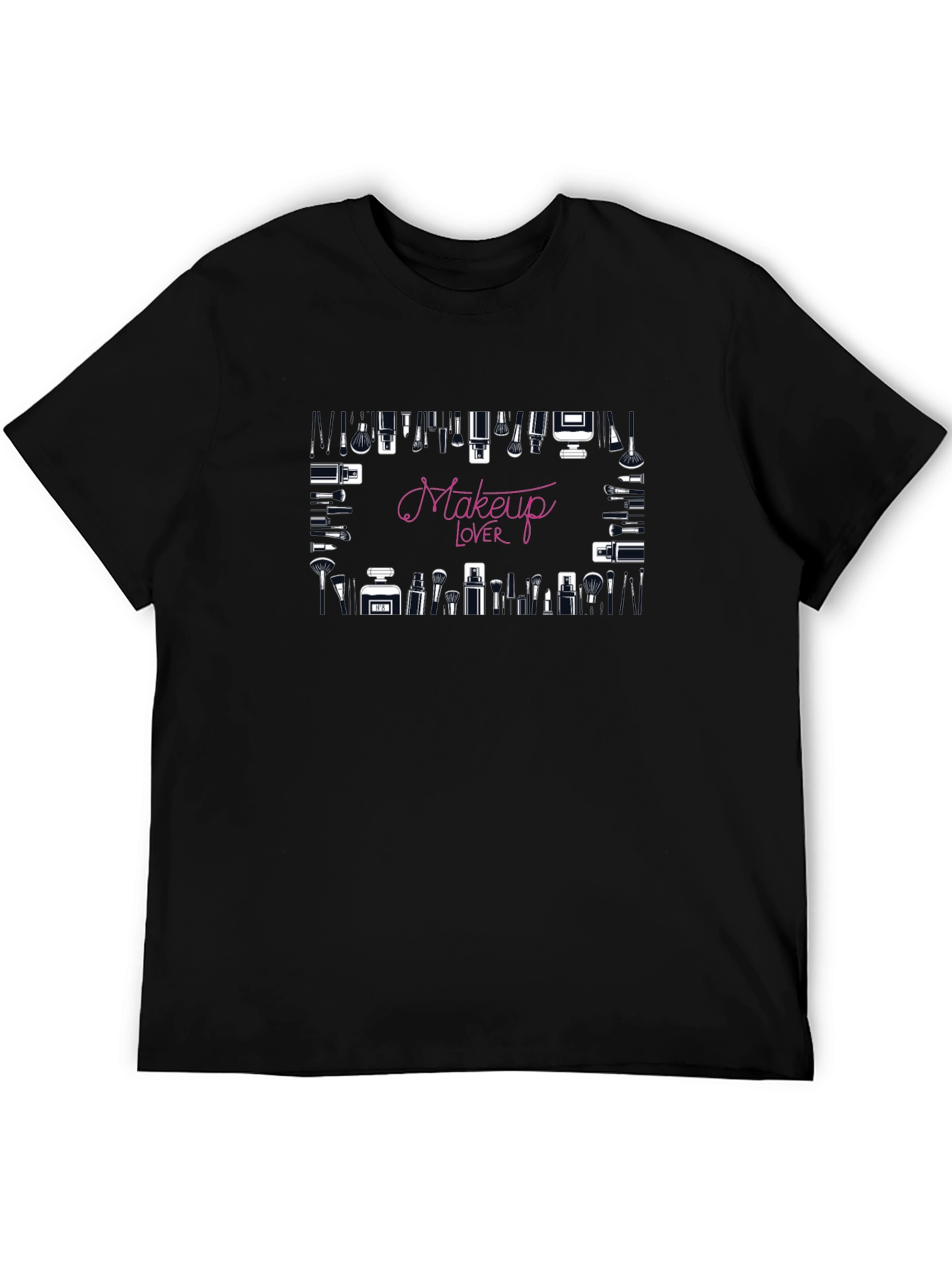 Makeup Lover Graphic T-Shirt - Black