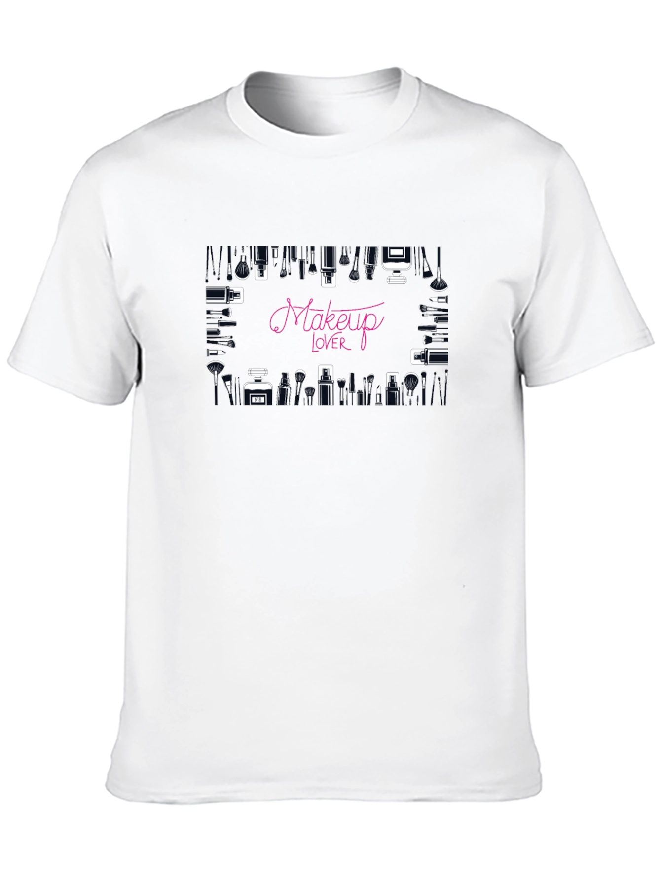 Makeup Lover Graphic T-Shirt - Black