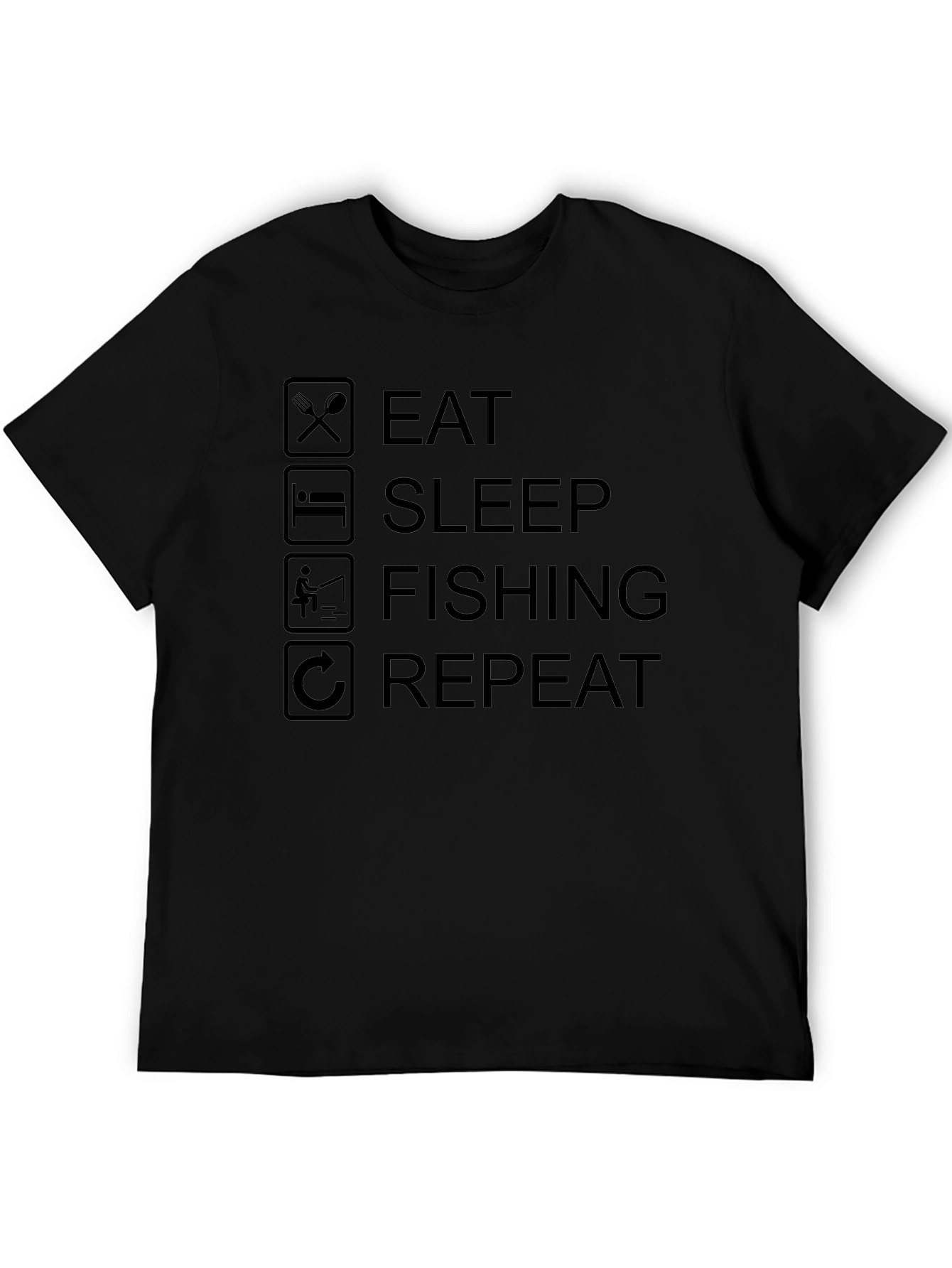 Eat Sleep Fishing Repeat T-Shirt - Fisherman Tee