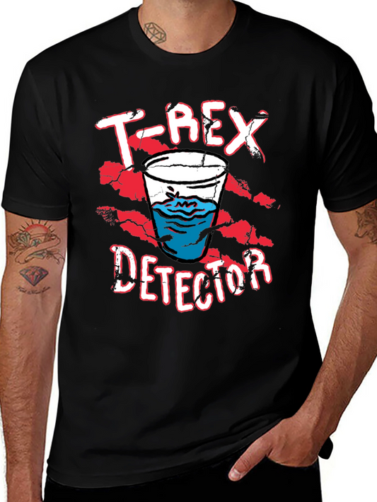 T-Rex Detector Funny Graphic Novelty T-Shirt
