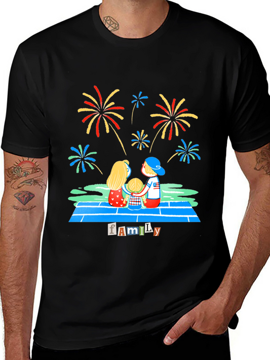 Family Fireworks Graphic Tee