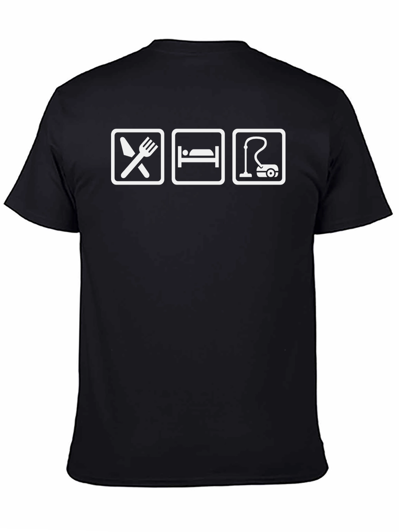 Eat Sleep Clean T-Shirt - Black Graphic Tee