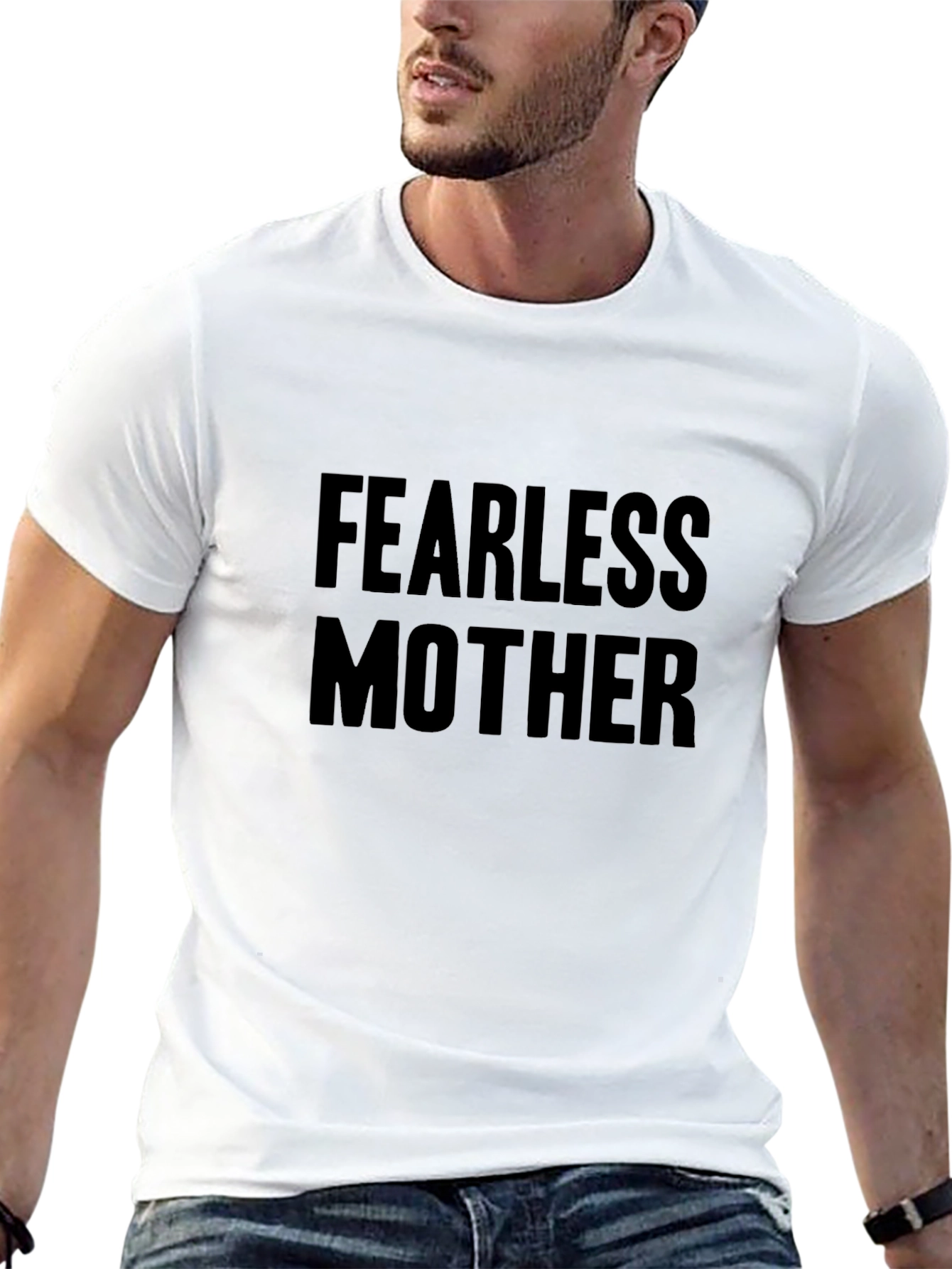 Fearless Mother Black T-Shirt - Bold Statement Tee