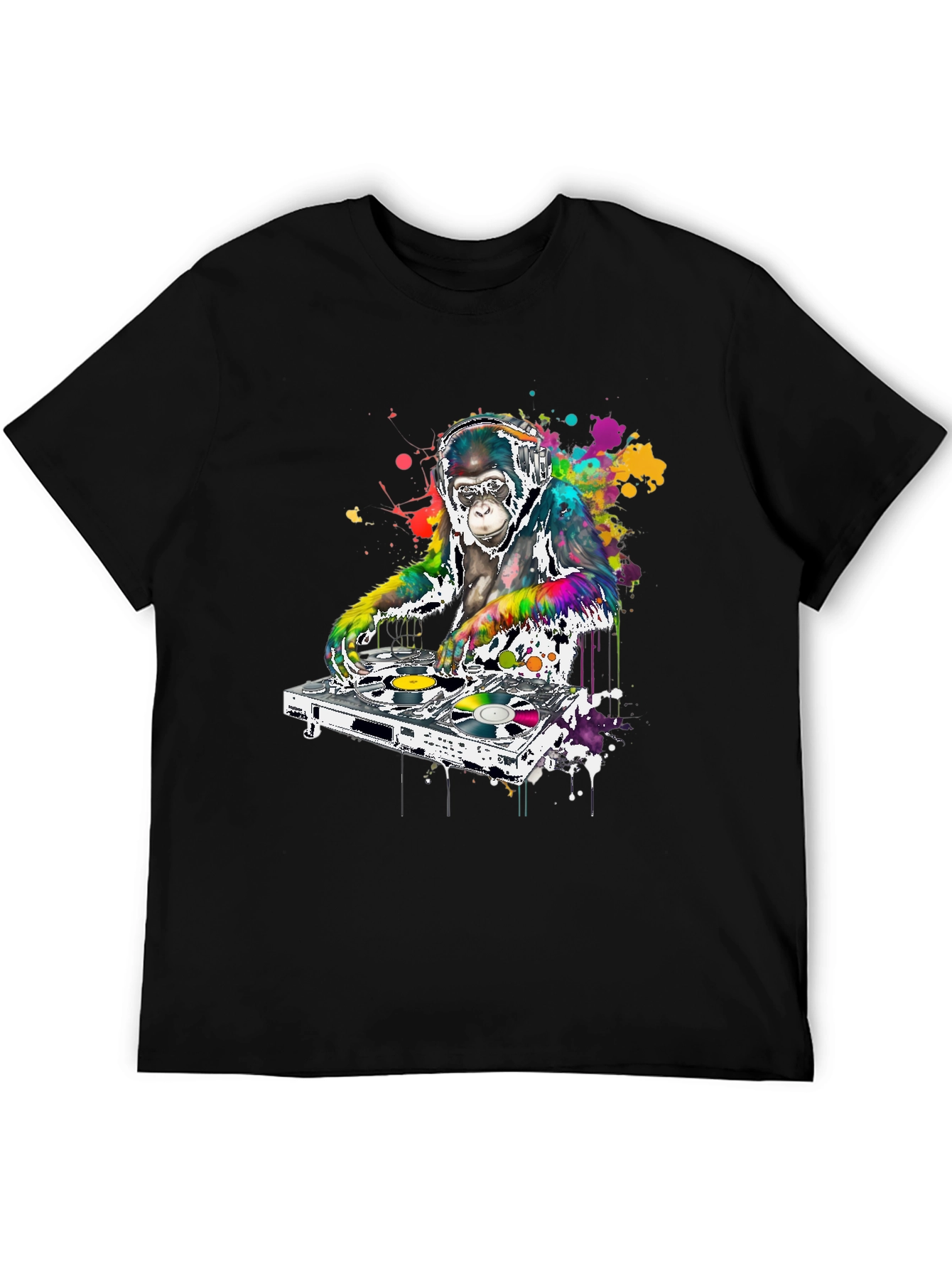 DJ Monkey Graphic T-Shirt