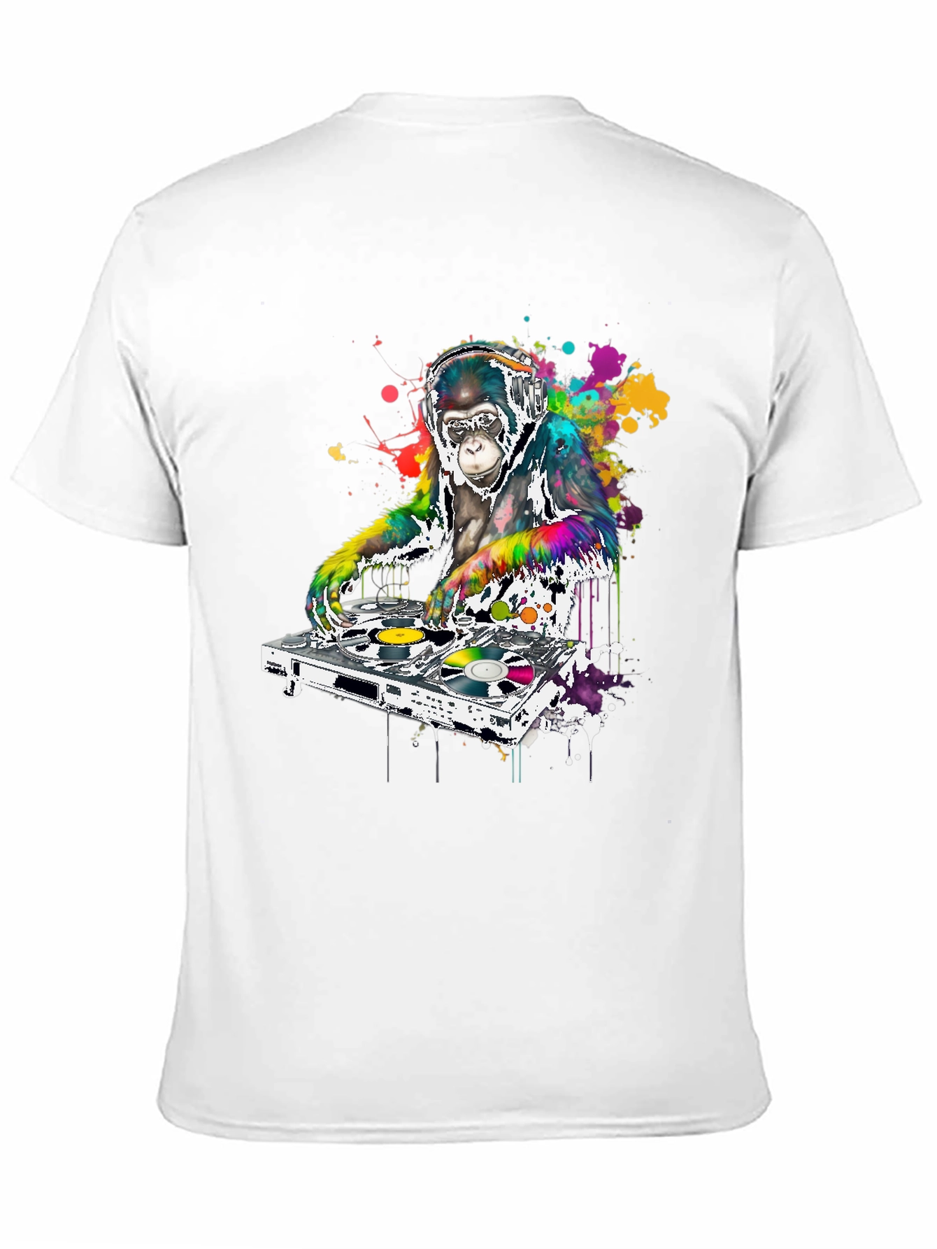 DJ Monkey Graphic T-Shirt