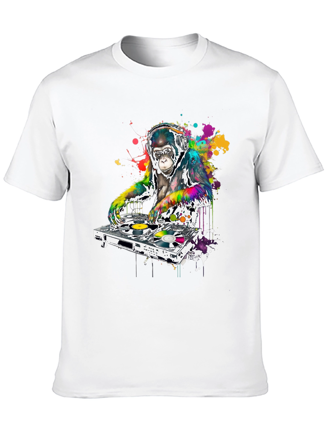 DJ Monkey Graphic T-Shirt