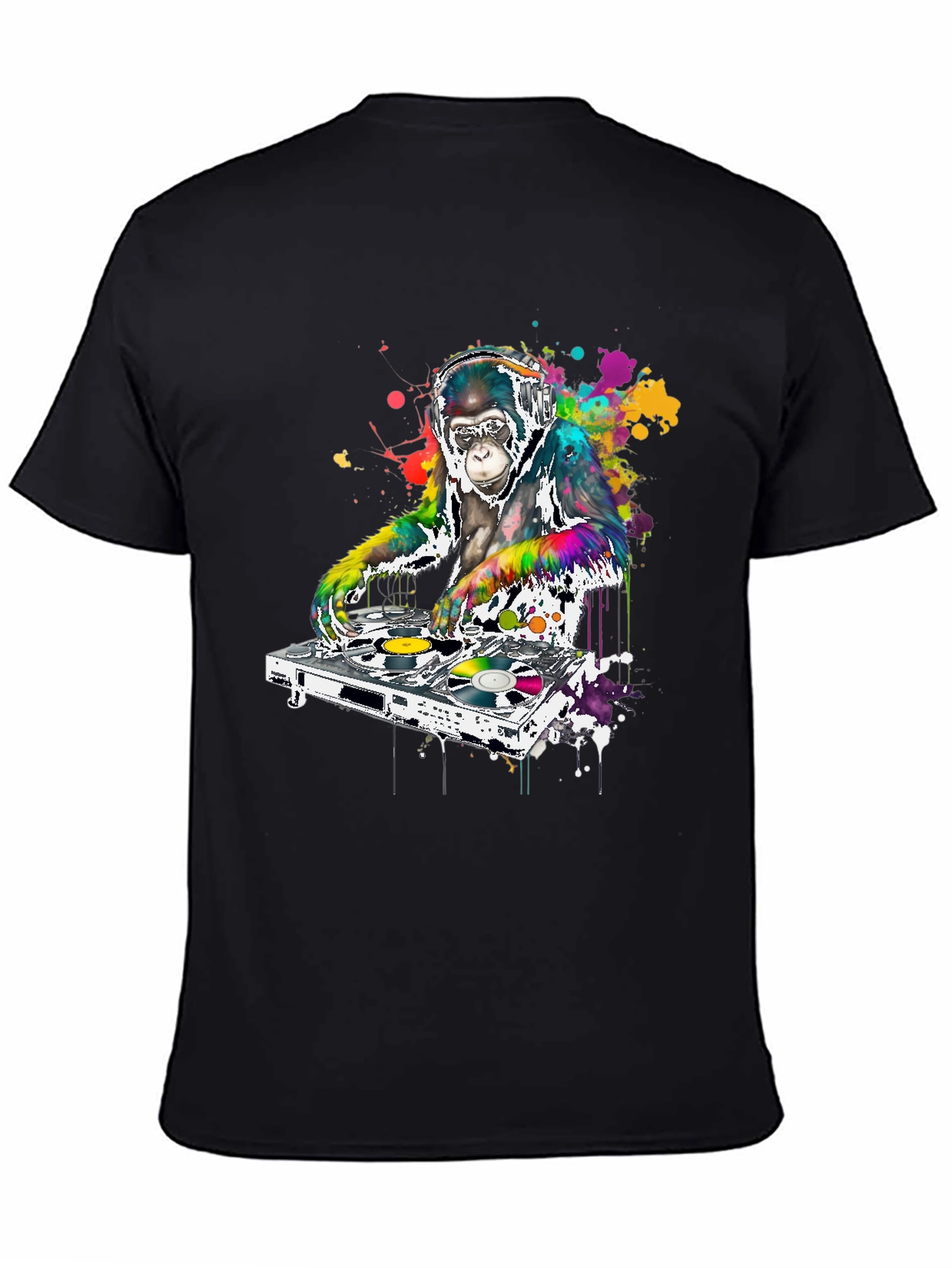 DJ Monkey Graphic T-Shirt