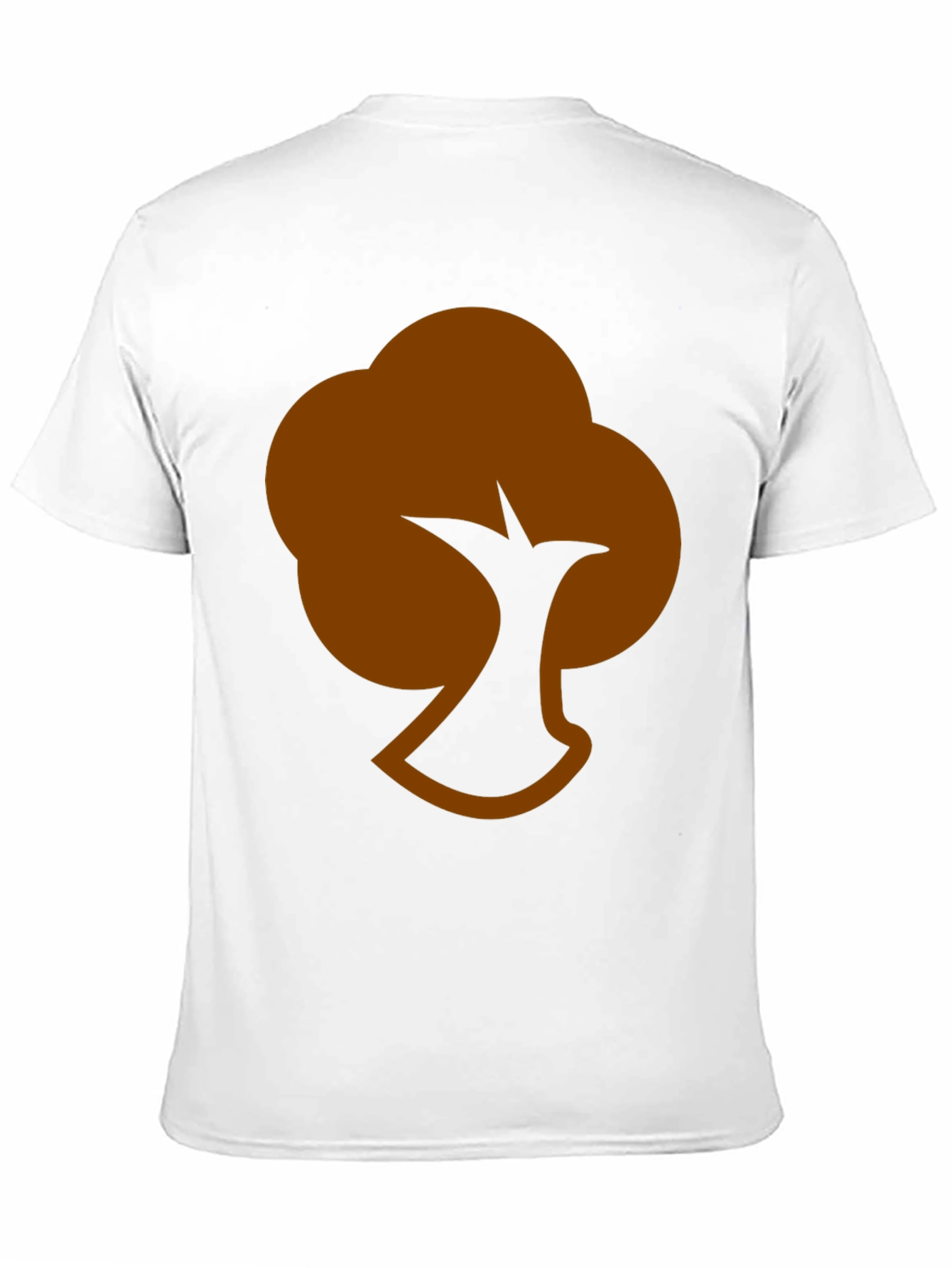 Abstract Tree Graphic Tee - Casual Black T-Shirt