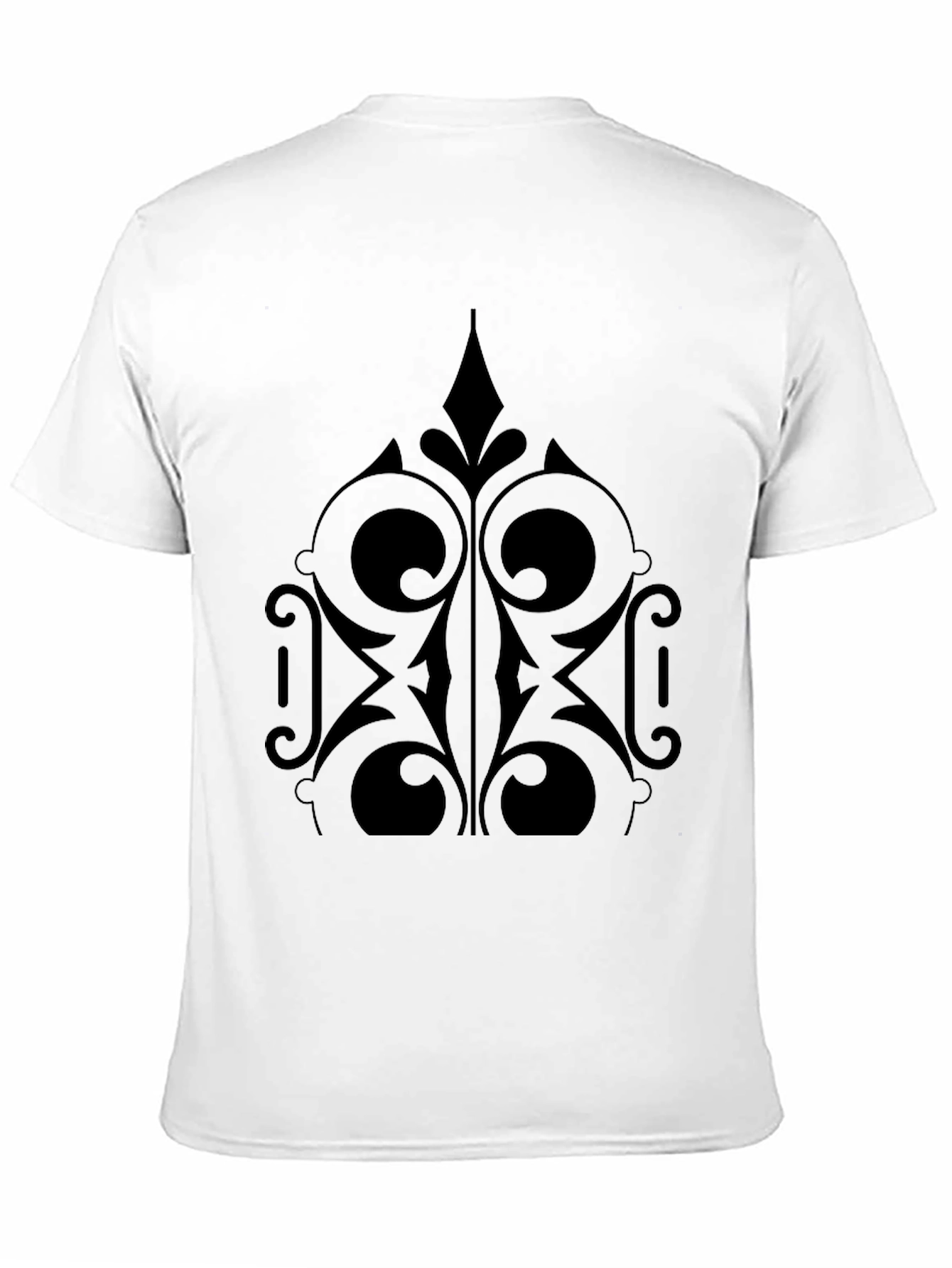 Ornate Black Graphic Tee