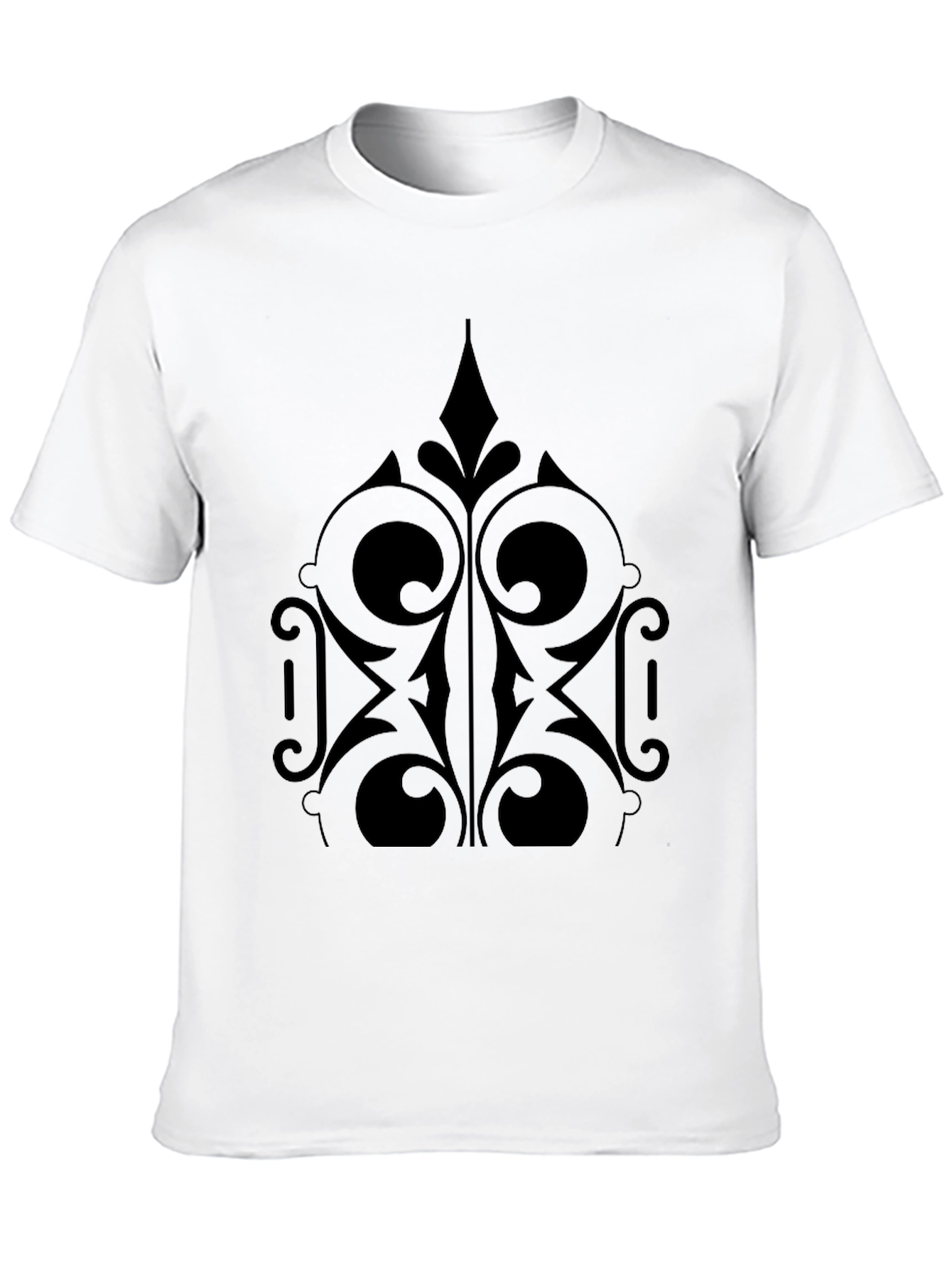 Ornate Black Graphic Tee
