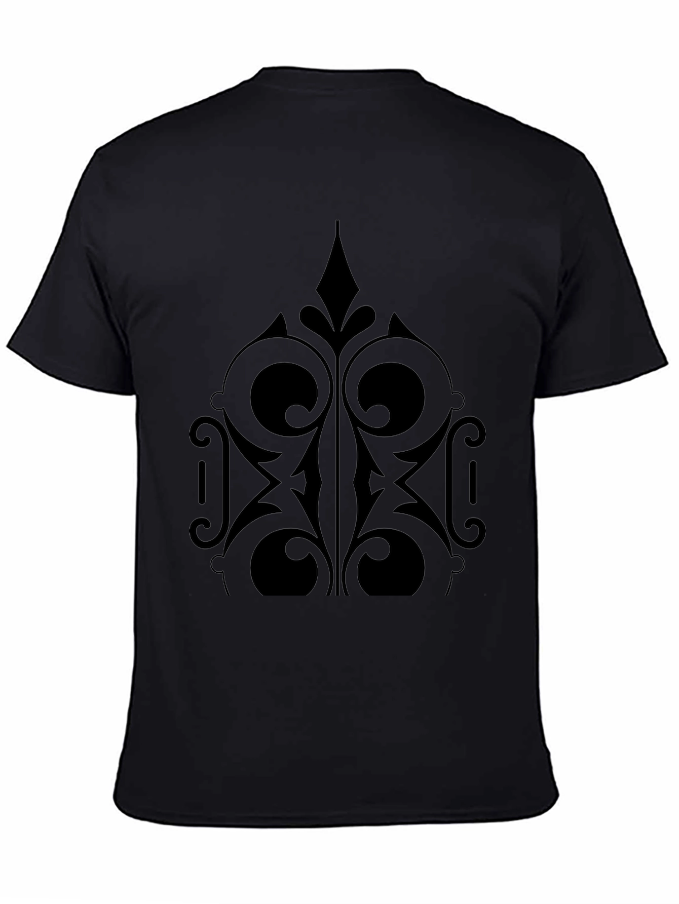 Ornate Black Graphic Tee