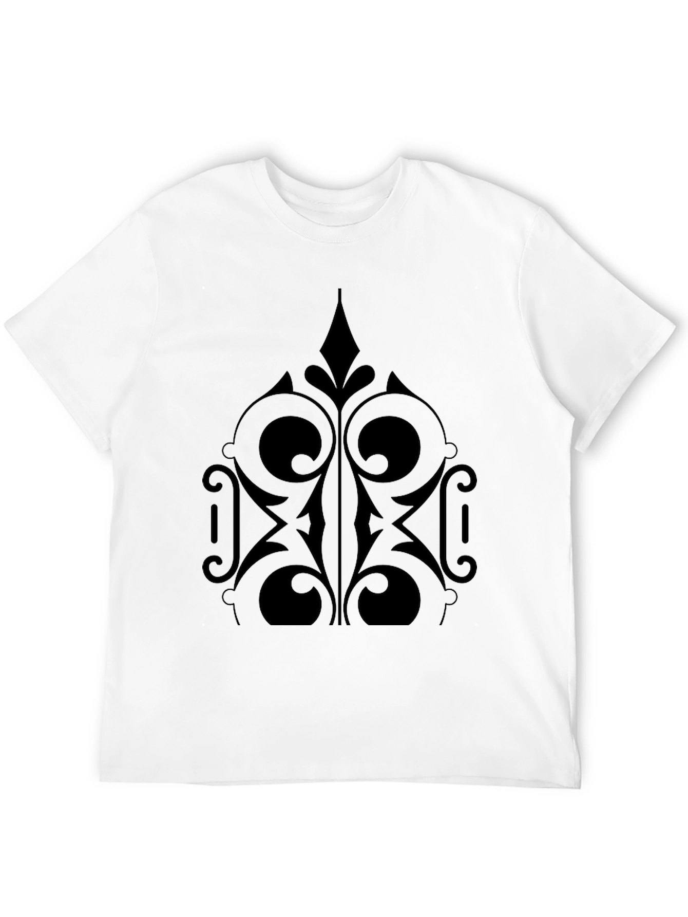 Ornate Black Graphic Tee