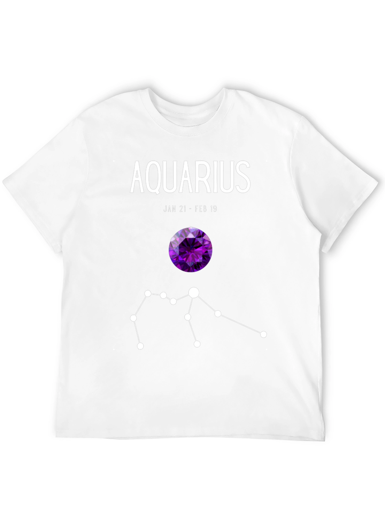 Aquarius Zodiac T-Shirt - Jan 21 to Feb 19