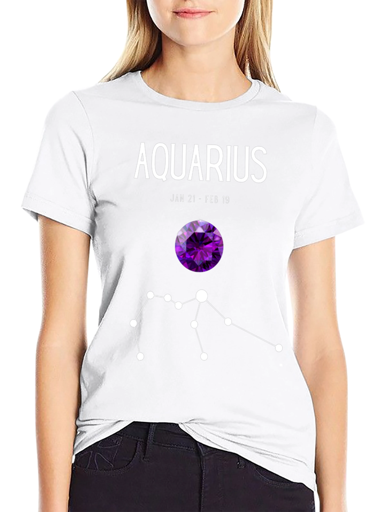 Aquarius Zodiac T-Shirt - Jan 21 to Feb 19