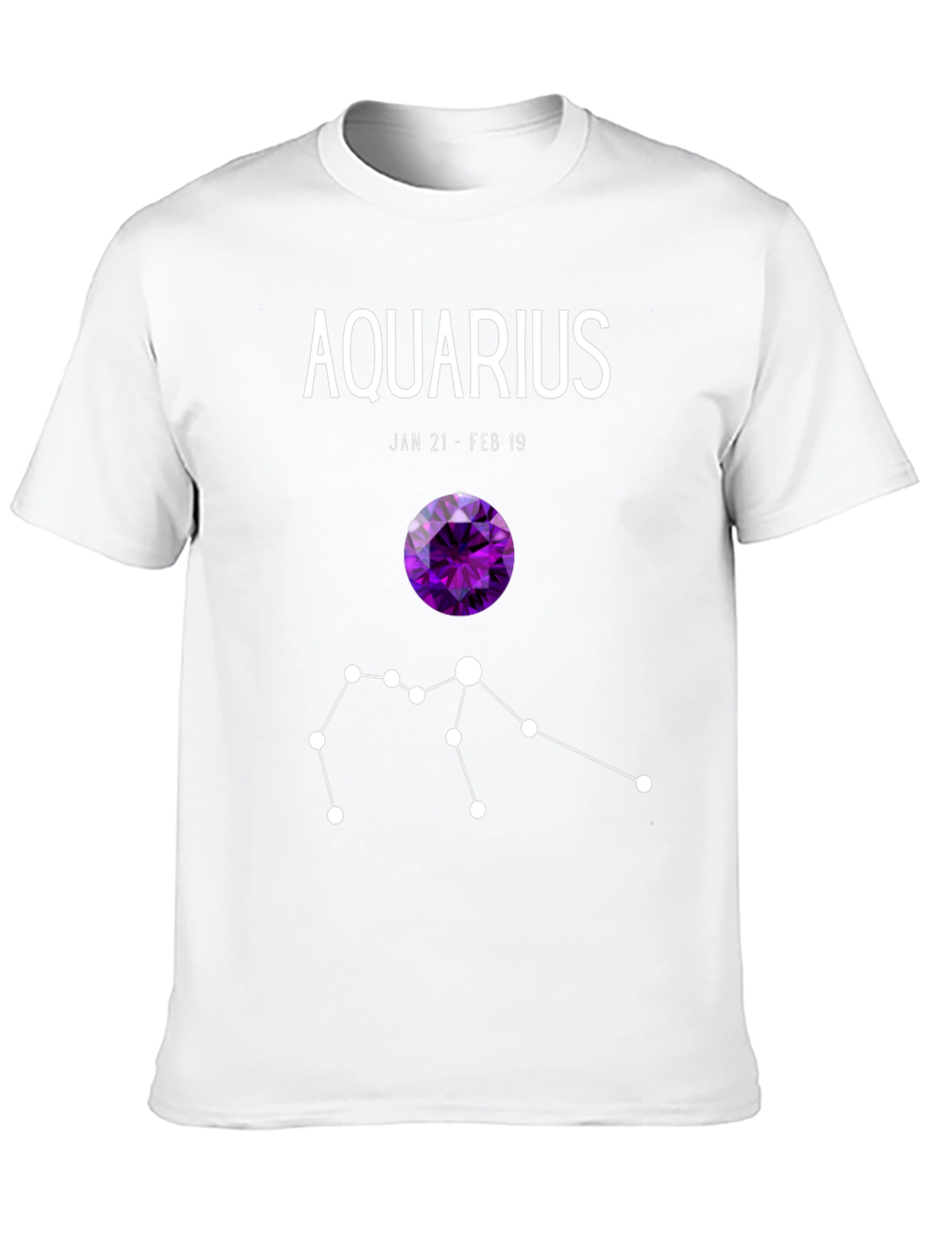 Aquarius Zodiac T-Shirt - Jan 21 to Feb 19