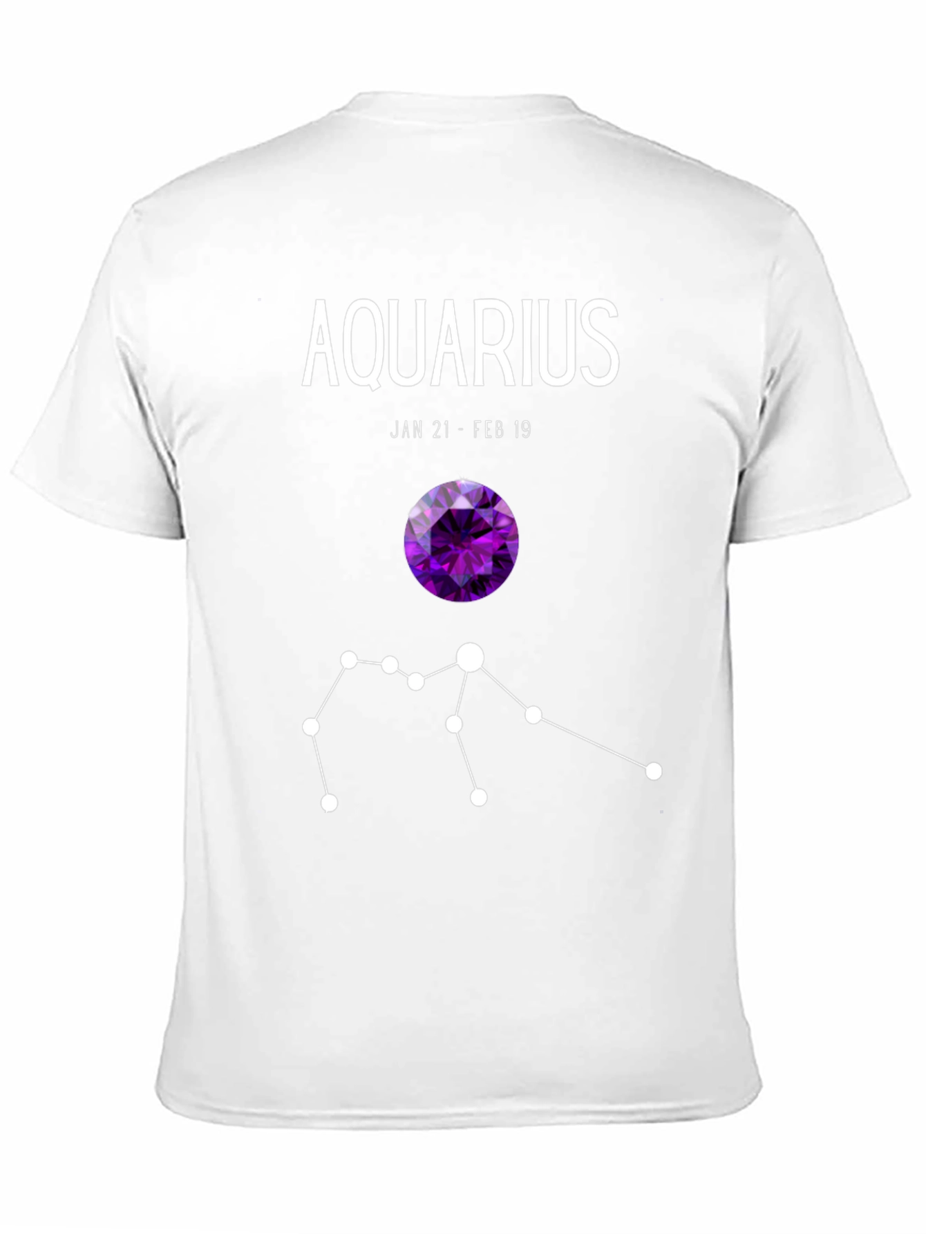 Aquarius Zodiac T-Shirt - Jan 21 to Feb 19