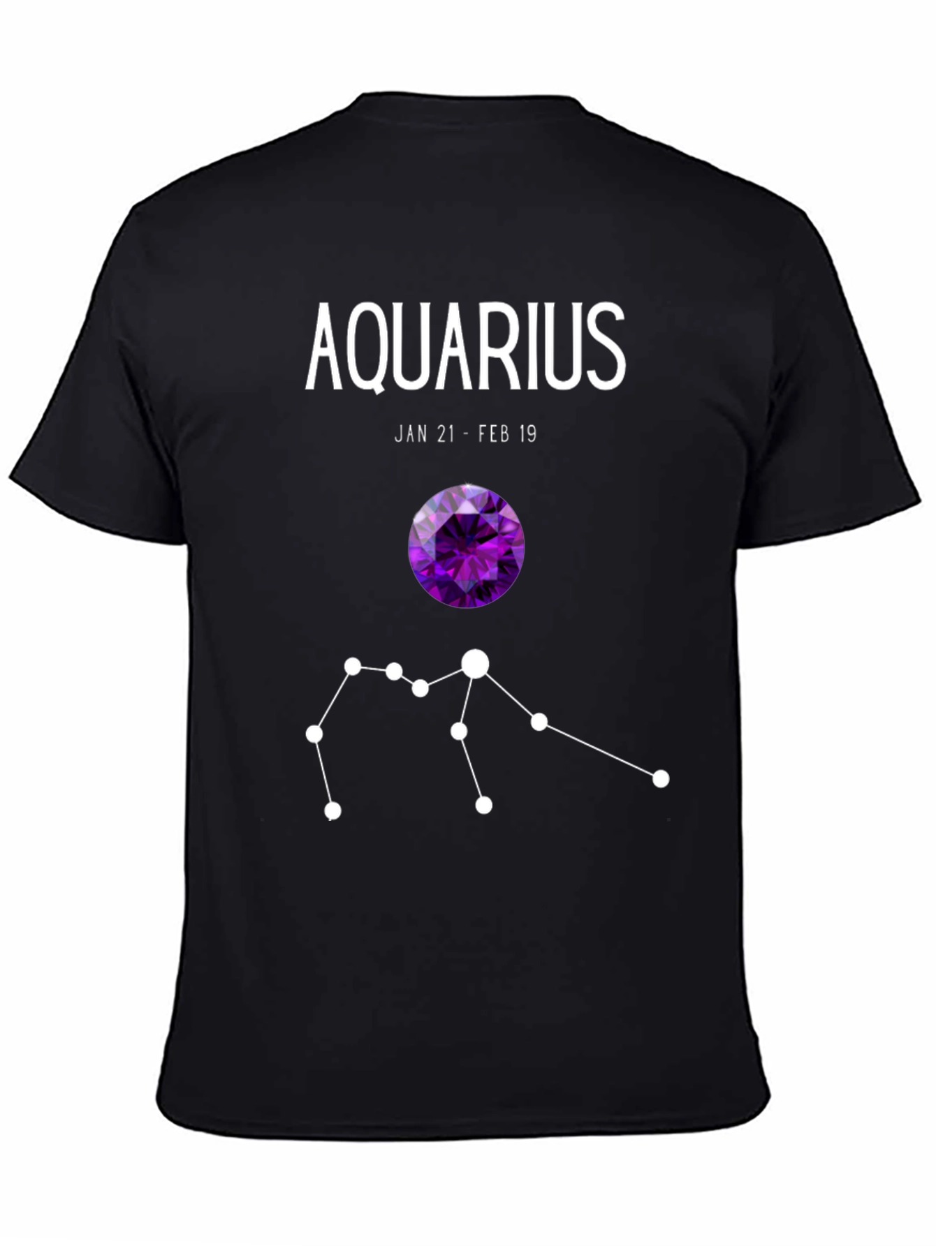Aquarius Zodiac T-Shirt - Jan 21 to Feb 19