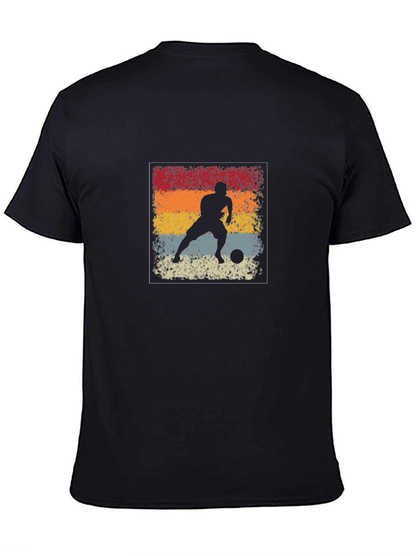 Retro Soccer Silhouette Graphic Tee