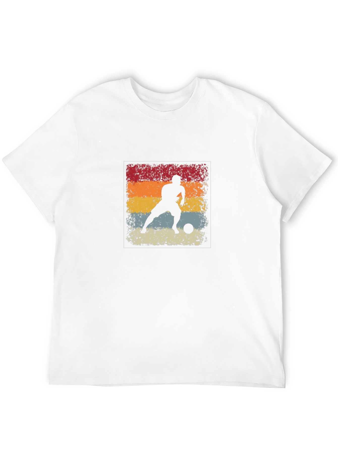 Retro Soccer Silhouette Graphic Tee