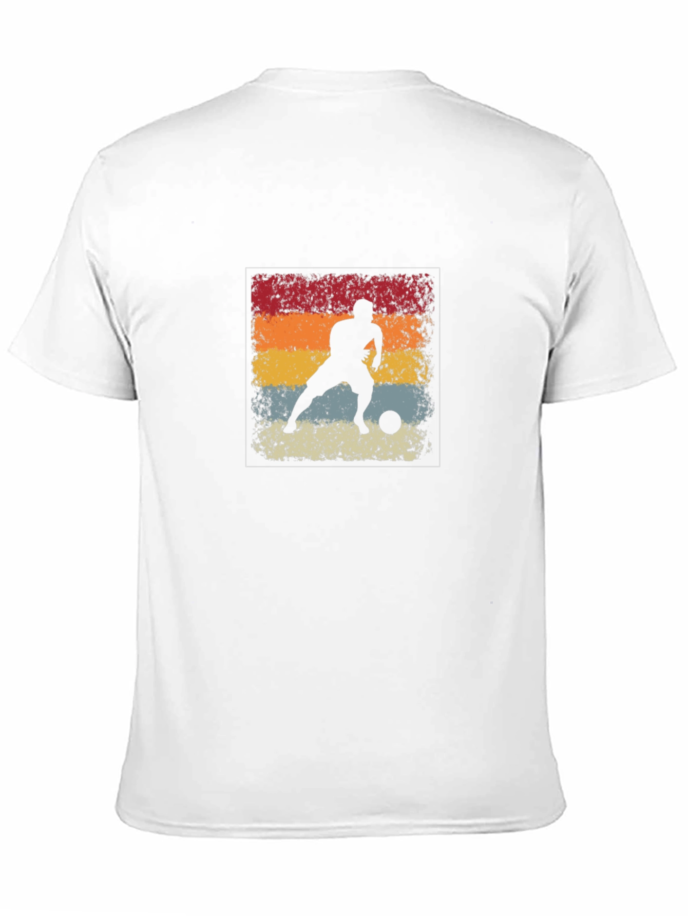 Retro Soccer Silhouette Graphic Tee