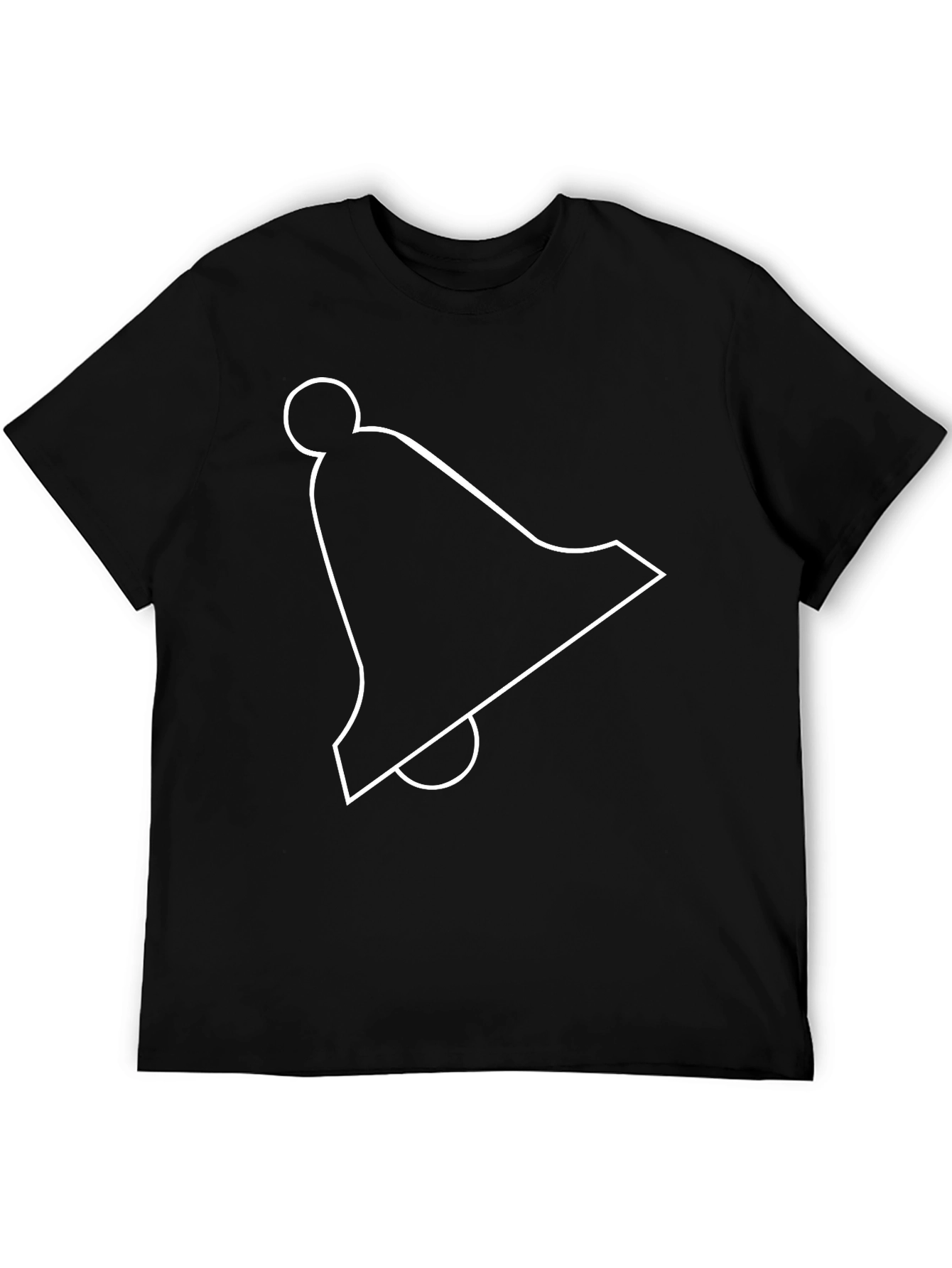 Black Bell Graphic Tee - Stylish Casual Wear