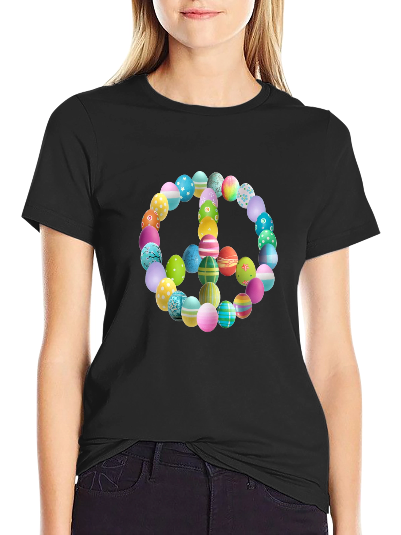 Easter Egg Peace Sign T-Shirt