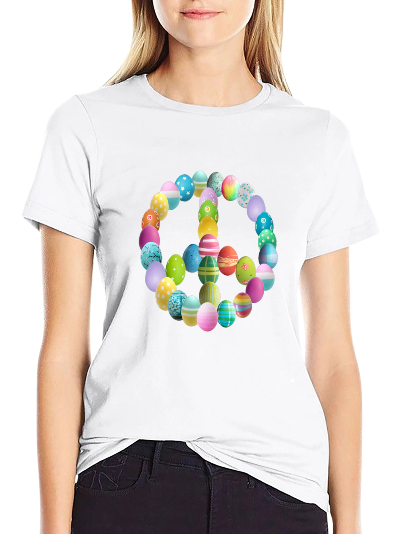 Easter Egg Peace Sign T-Shirt