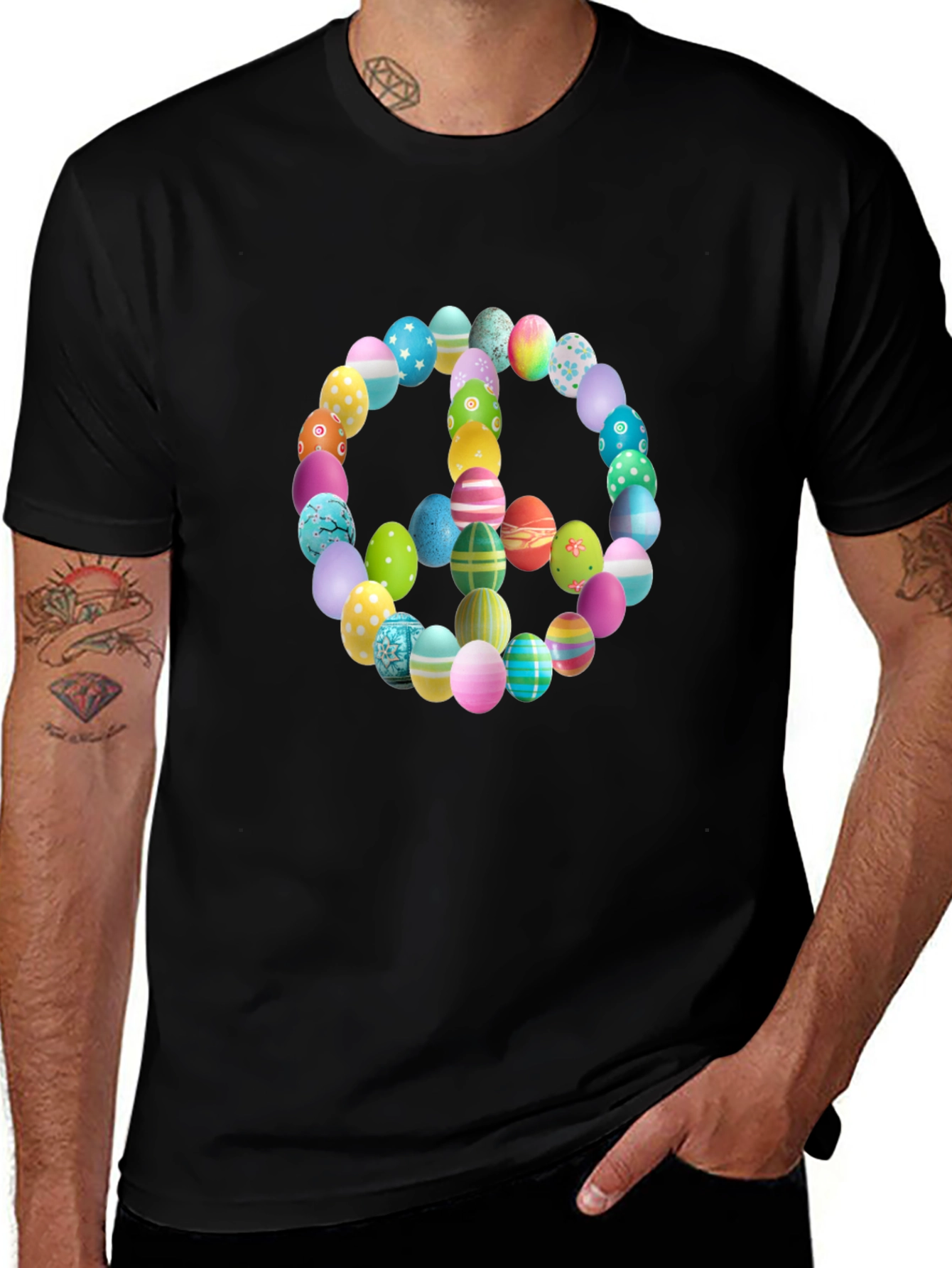 Easter Egg Peace Sign T-Shirt