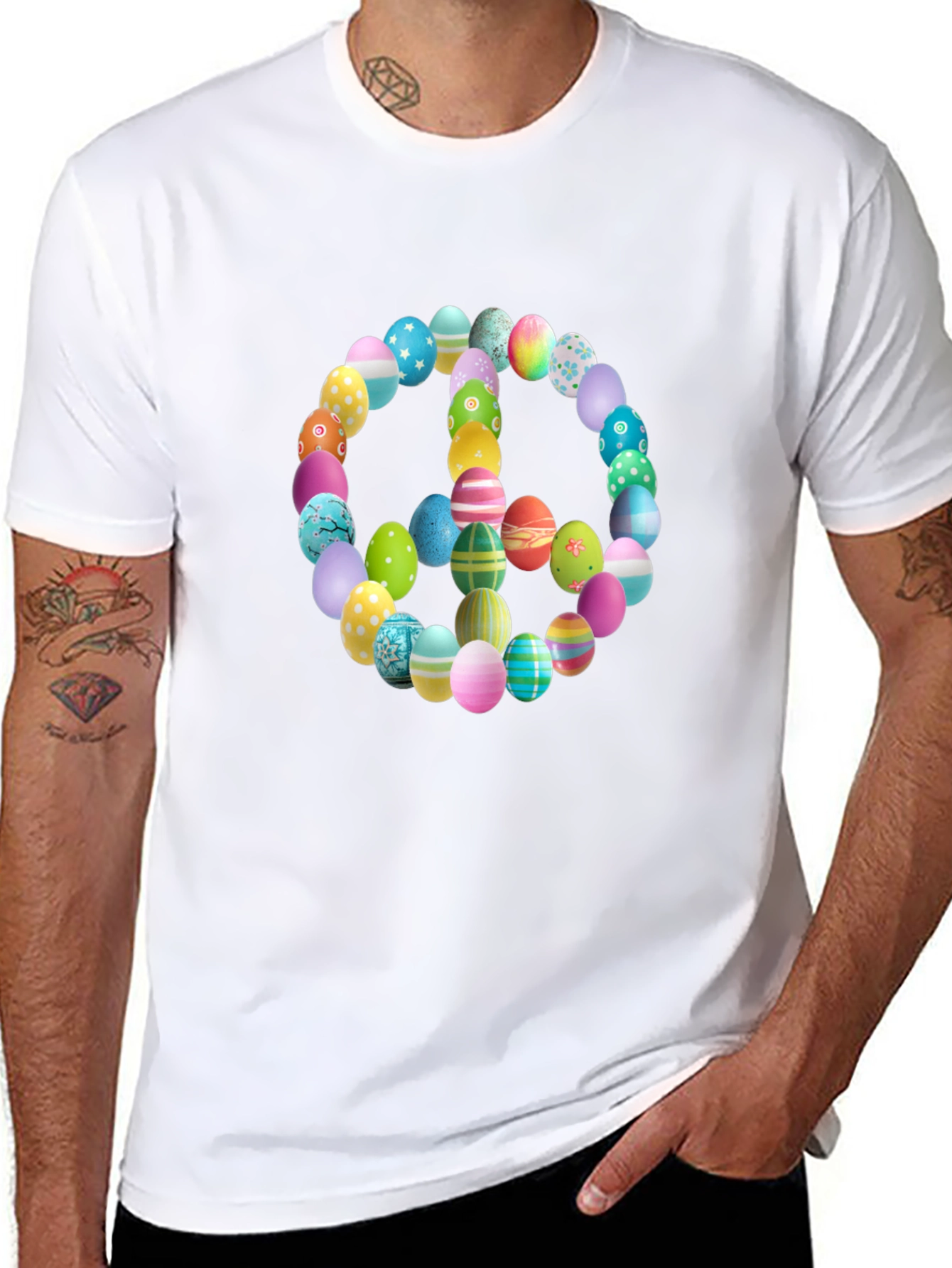 Easter Egg Peace Sign T-Shirt