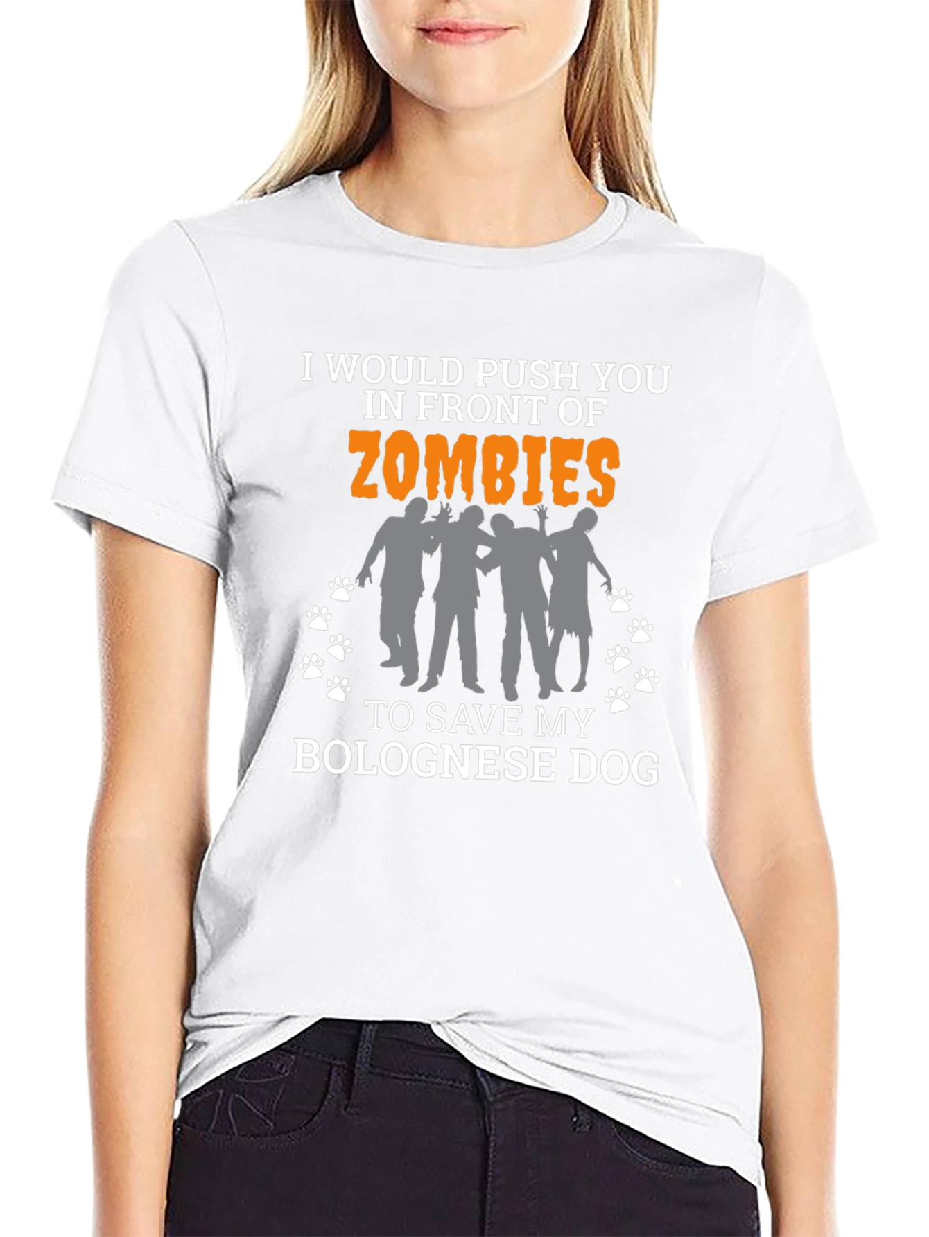 Zombie Bolognese Dog Lover T-Shirt