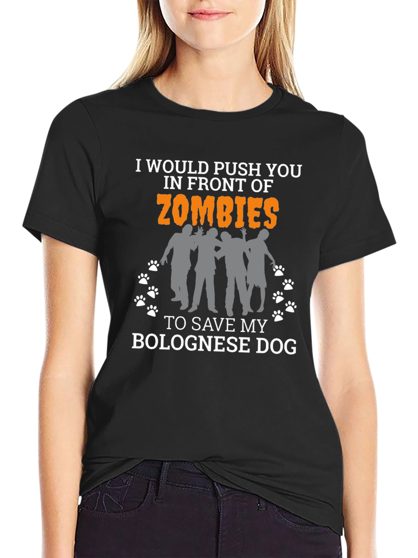 Zombie Bolognese Dog Lover T-Shirt