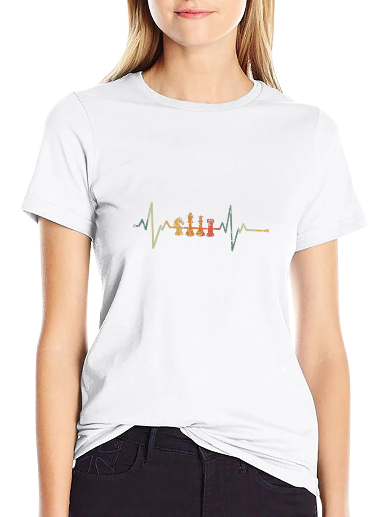 Chess Heartbeat T-Shirt - Stylish and Unique