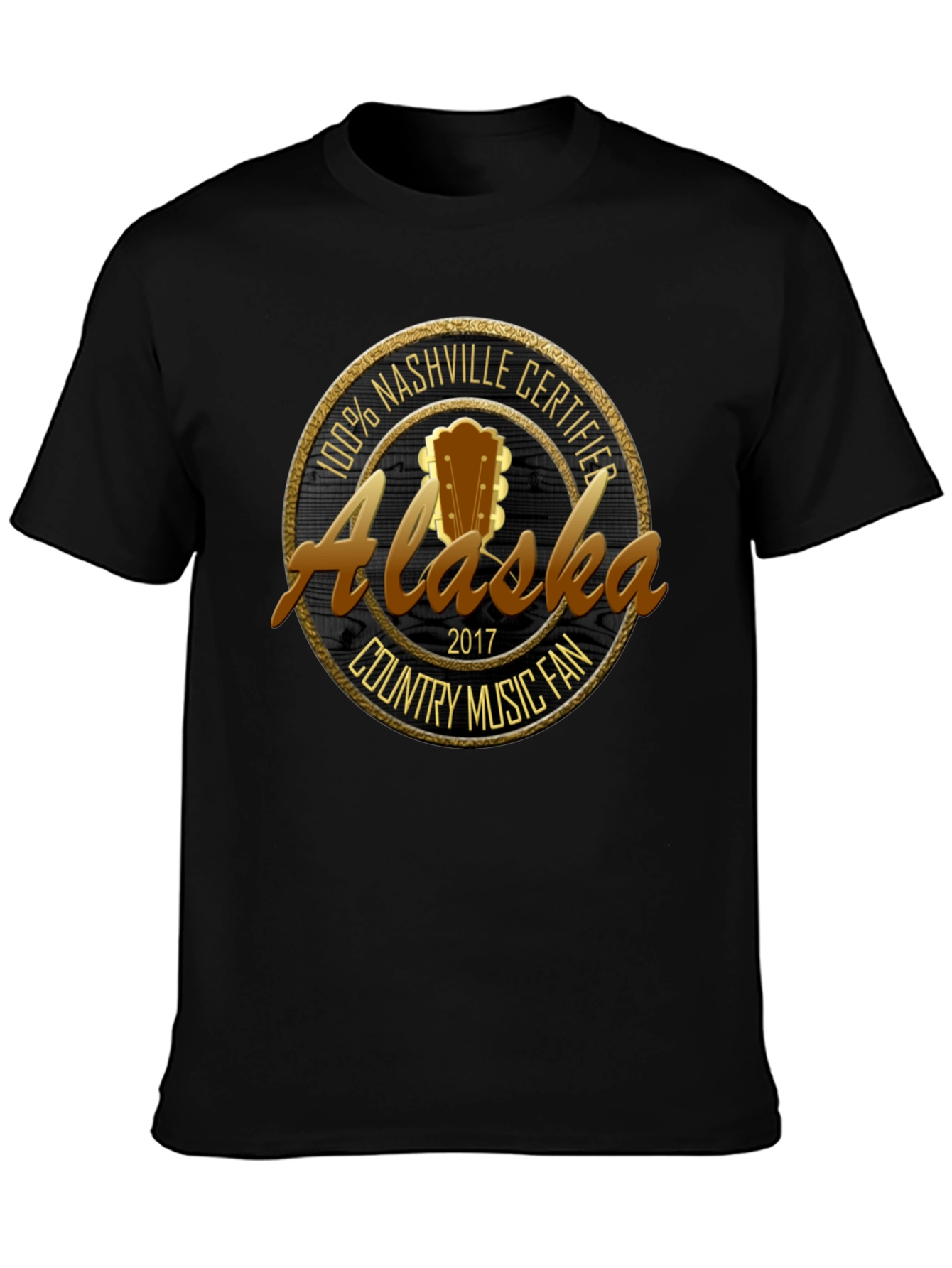 Nashville Certified Alaska Country Music Fan T-Shirt
