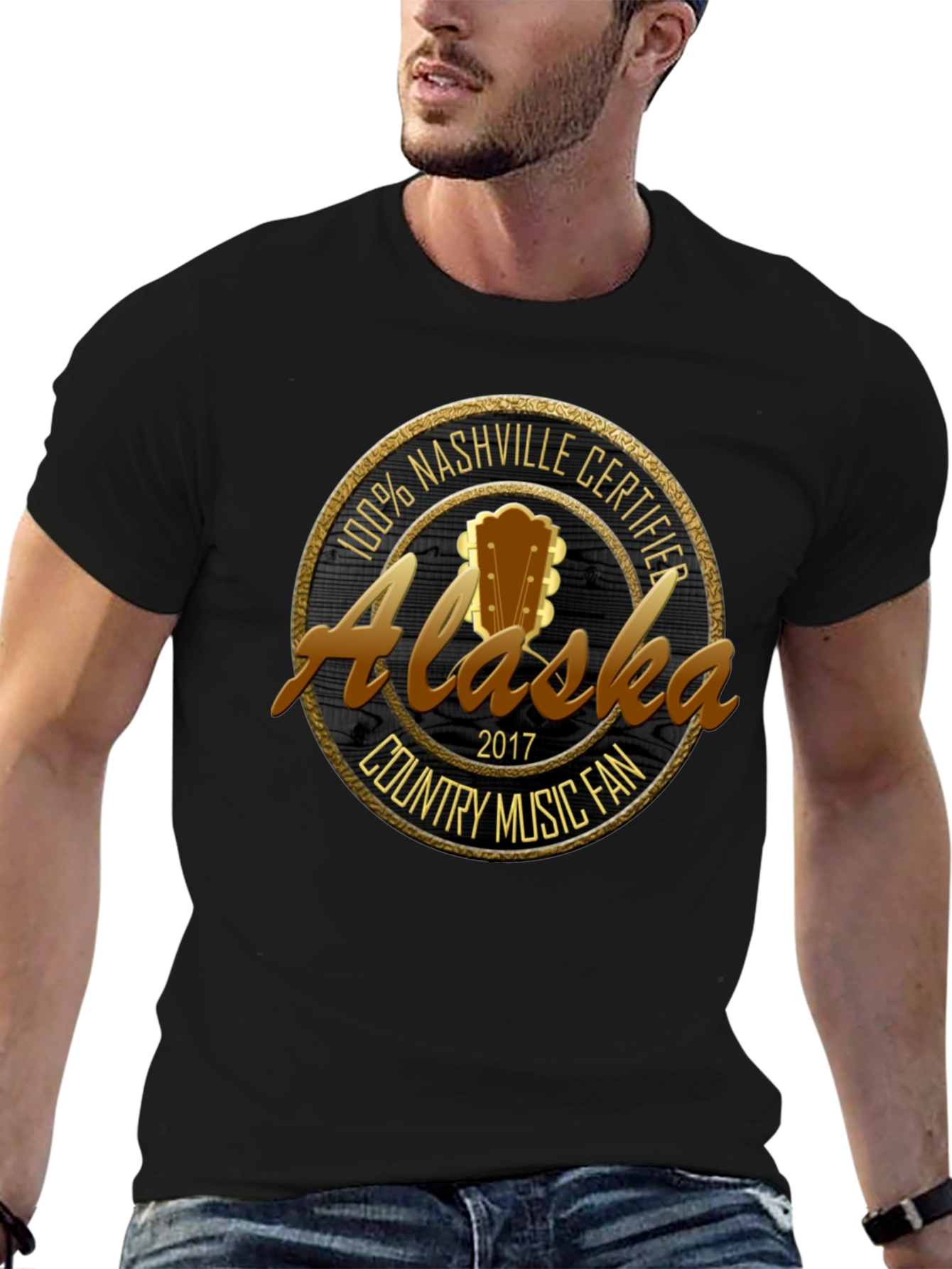 Nashville Certified Alaska Country Music Fan T-Shirt