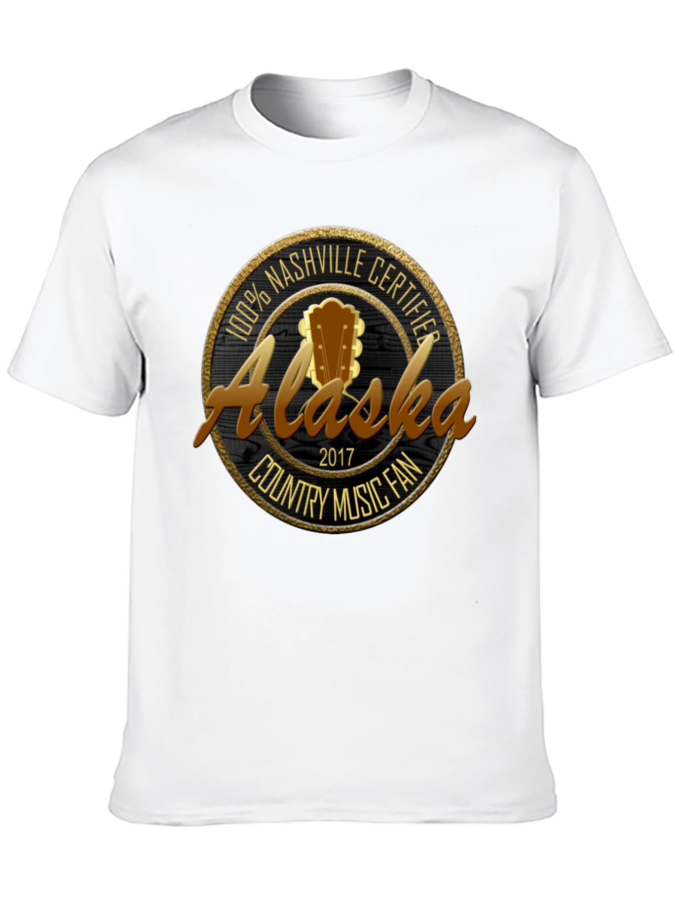 Nashville Certified Alaska Country Music Fan T-Shirt