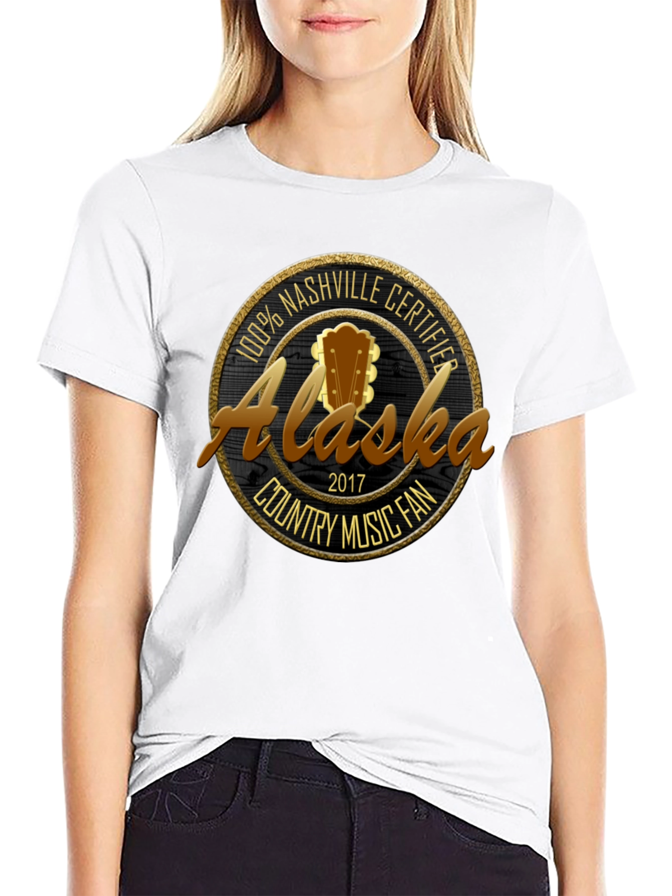 Nashville Certified Alaska Country Music Fan T-Shirt