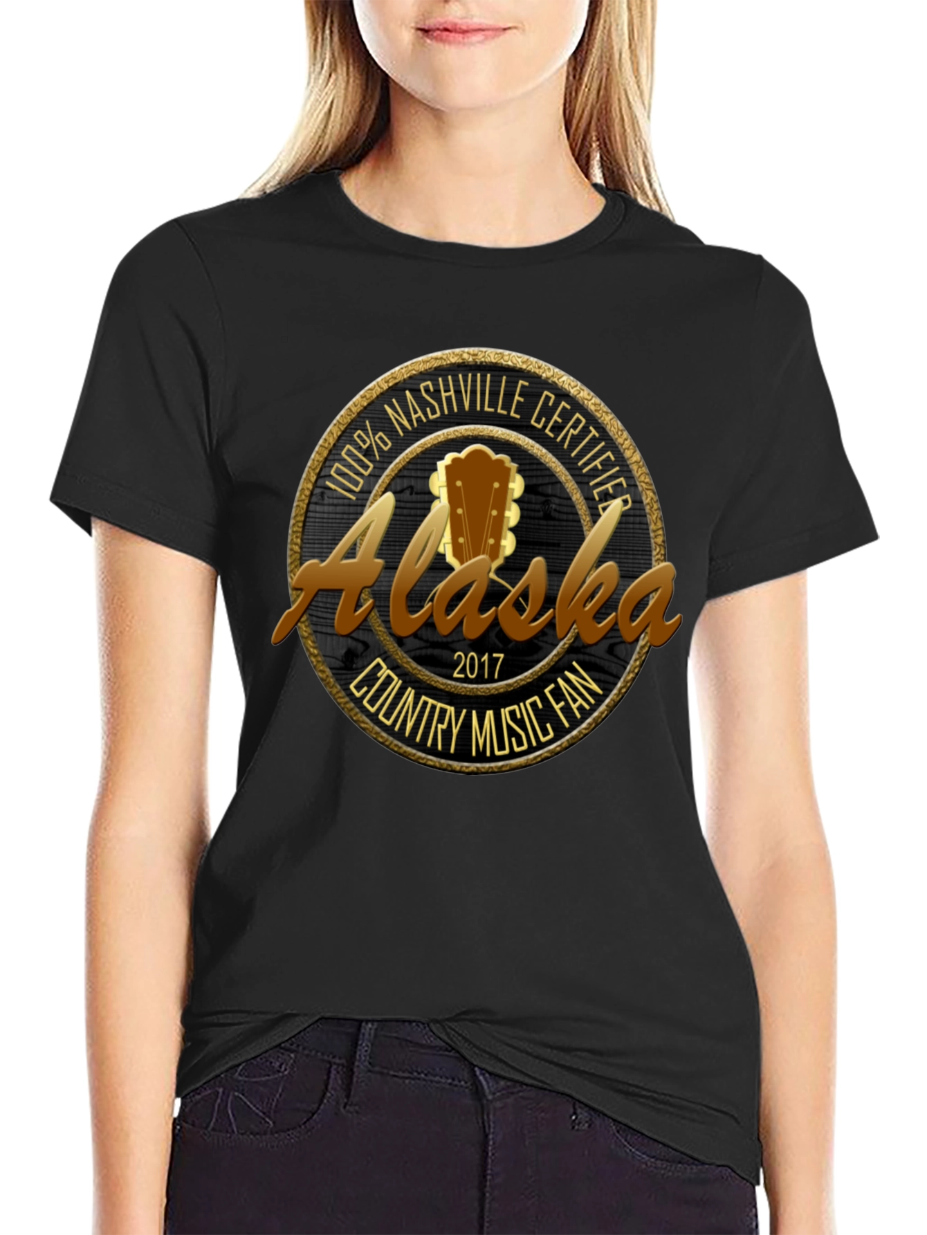 Nashville Certified Alaska Country Music Fan T-Shirt