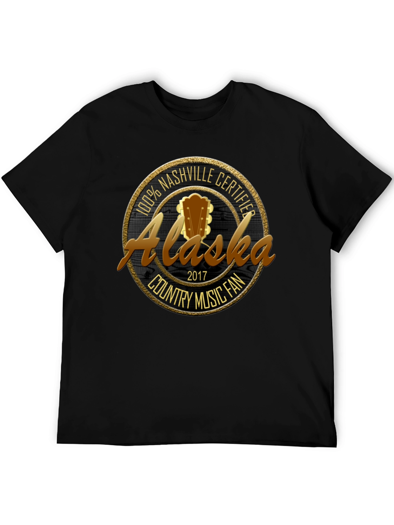 Nashville Certified Alaska Country Music Fan T-Shirt