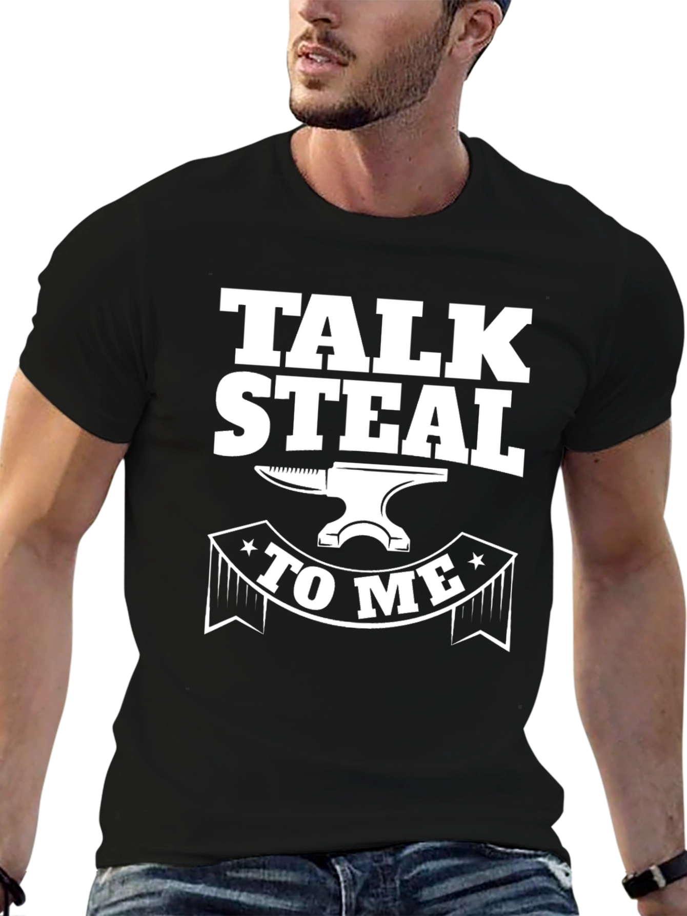 Talk Steal To Me Black T-Shirt
