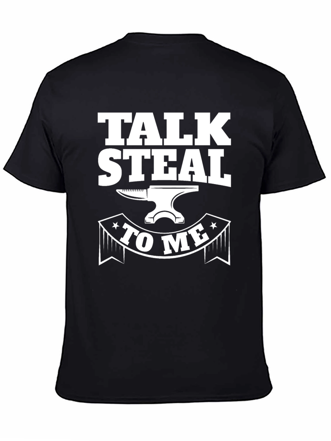 Talk Steal To Me Black T-Shirt