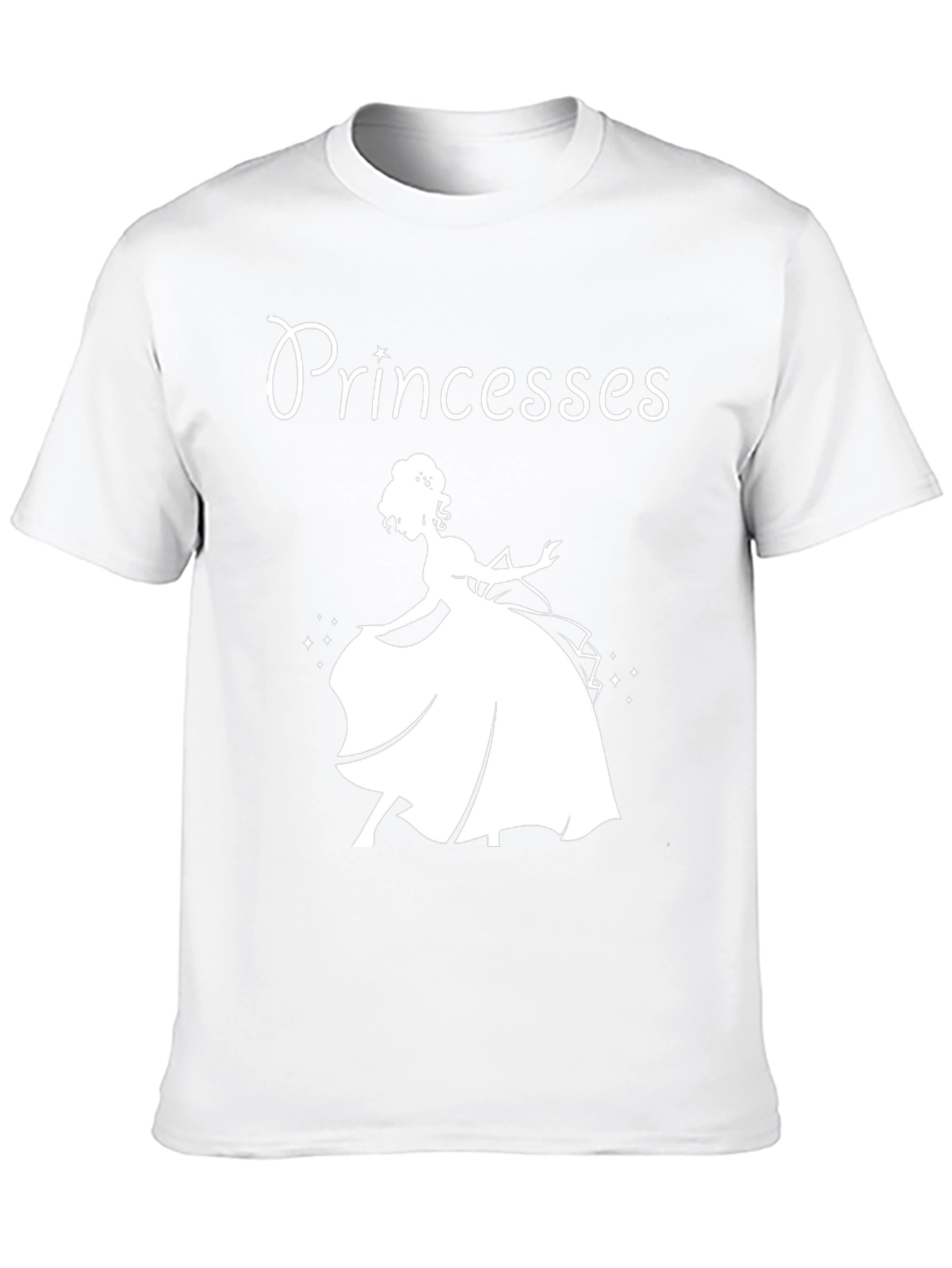 Princesses Graphic T-Shirt - Black Cotton Tee