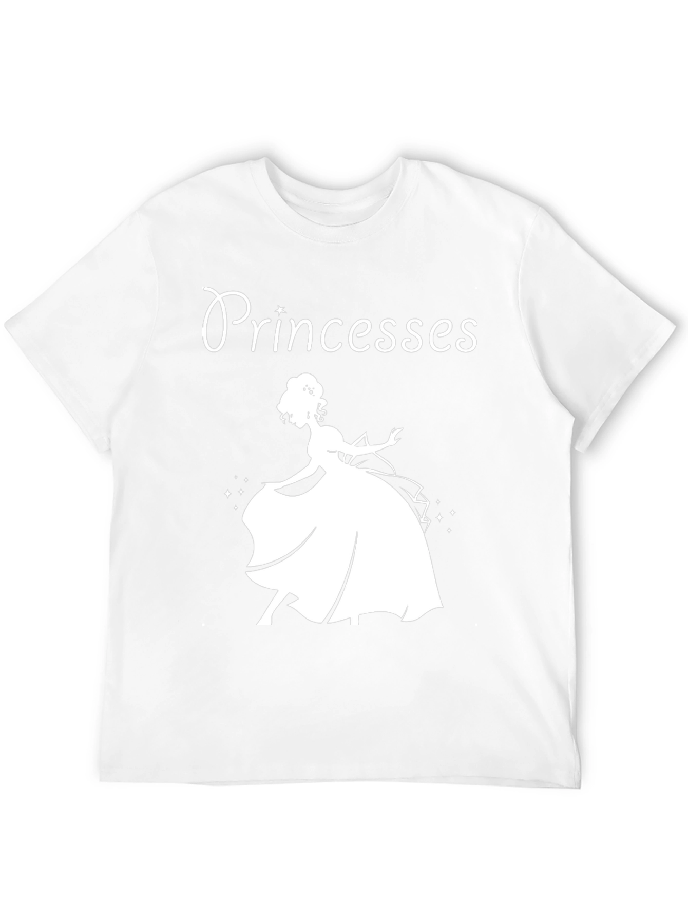 Princesses Graphic T-Shirt - Black Cotton Tee