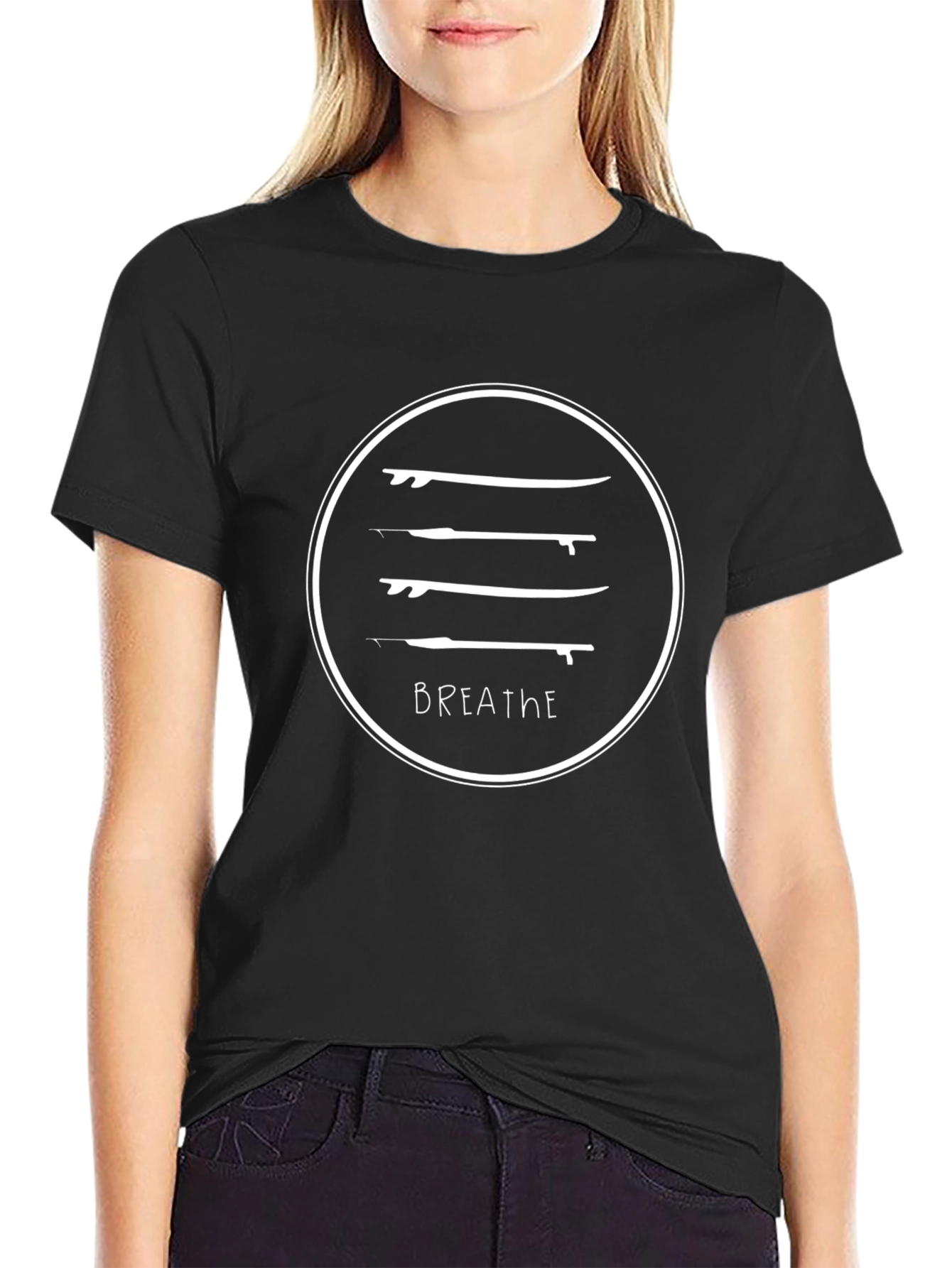 Surfboard Breathe Graphic T-Shirt - Relaxed Fit