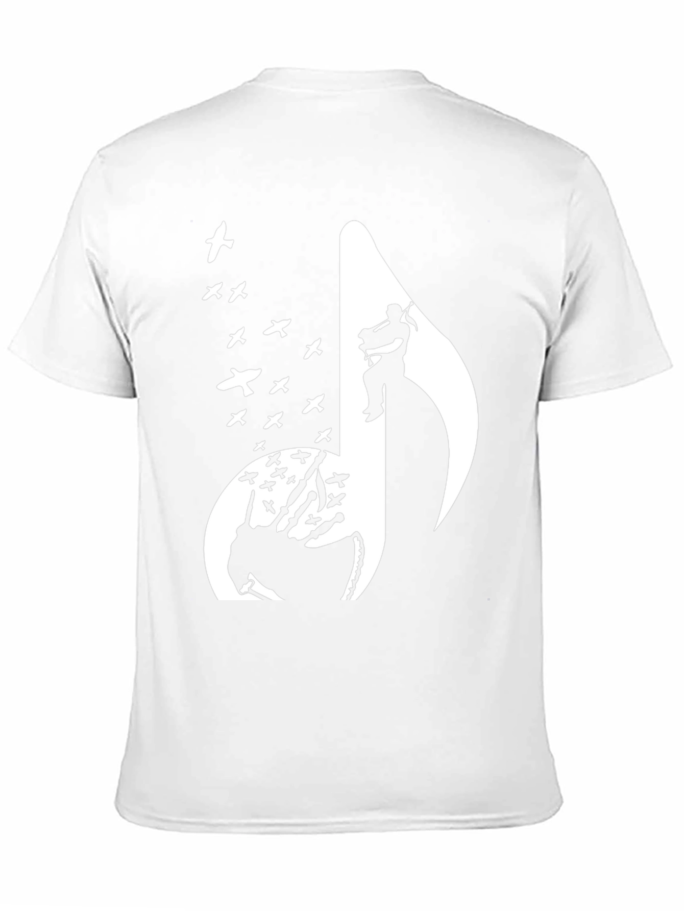 Bagpipe Musician Silhouette T-Shirt