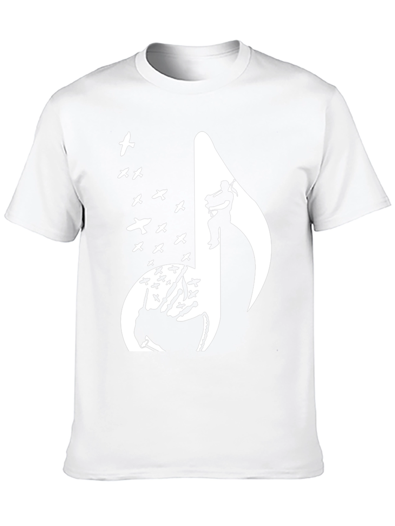 Bagpipe Musician Silhouette T-Shirt