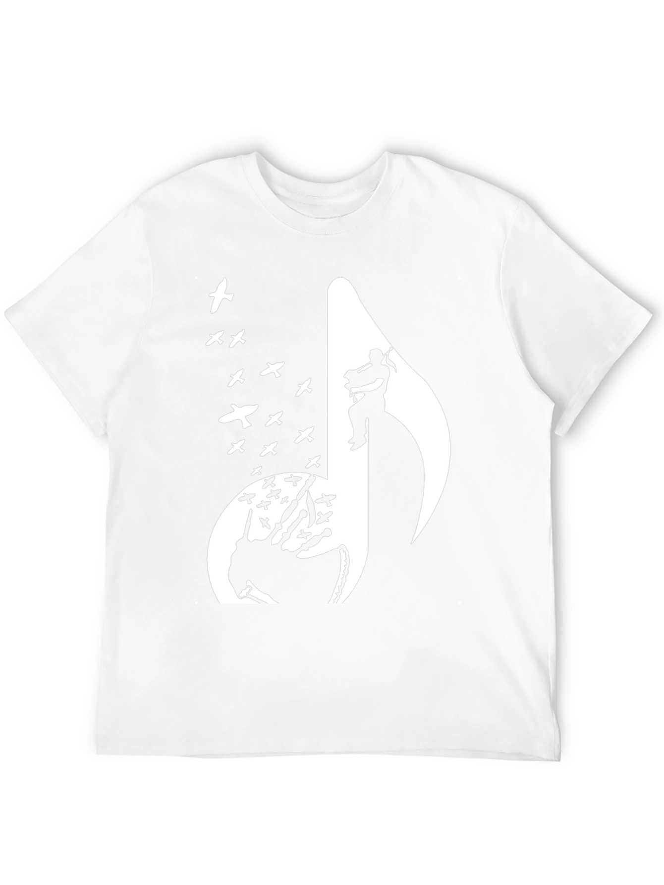 Bagpipe Musician Silhouette T-Shirt