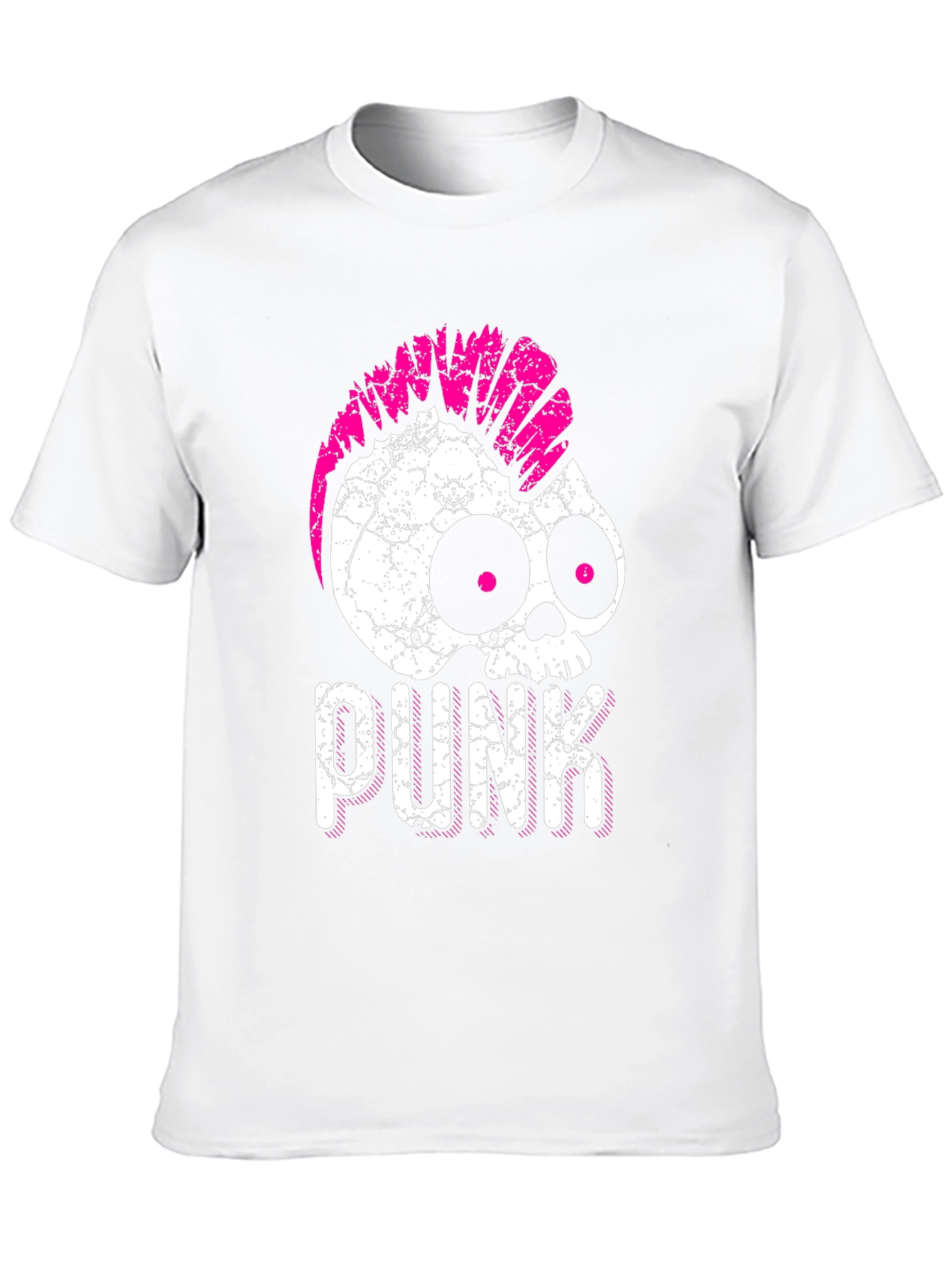 Punk Skull Graphic T-Shirt - Edgy Style