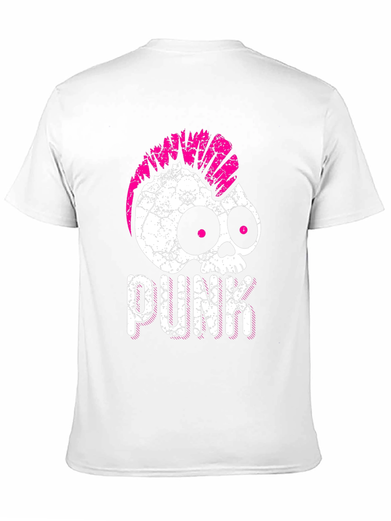Punk Skull Graphic T-Shirt - Edgy Style