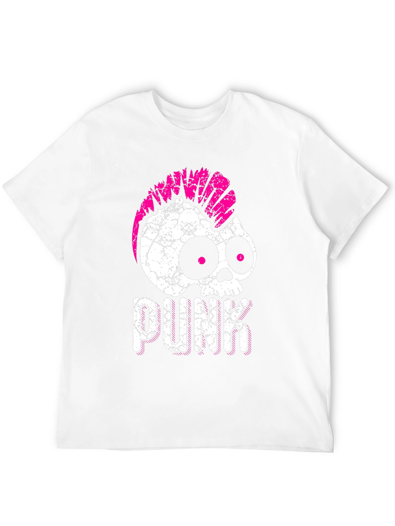 Punk Skull Graphic T-Shirt - Edgy Style