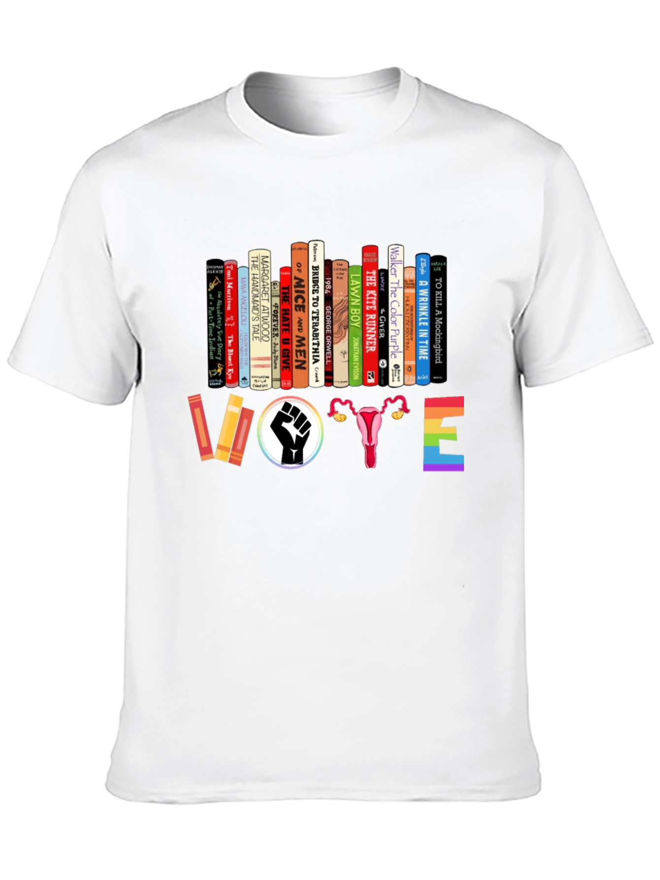 Feminist Book Lover Vote T-Shirt